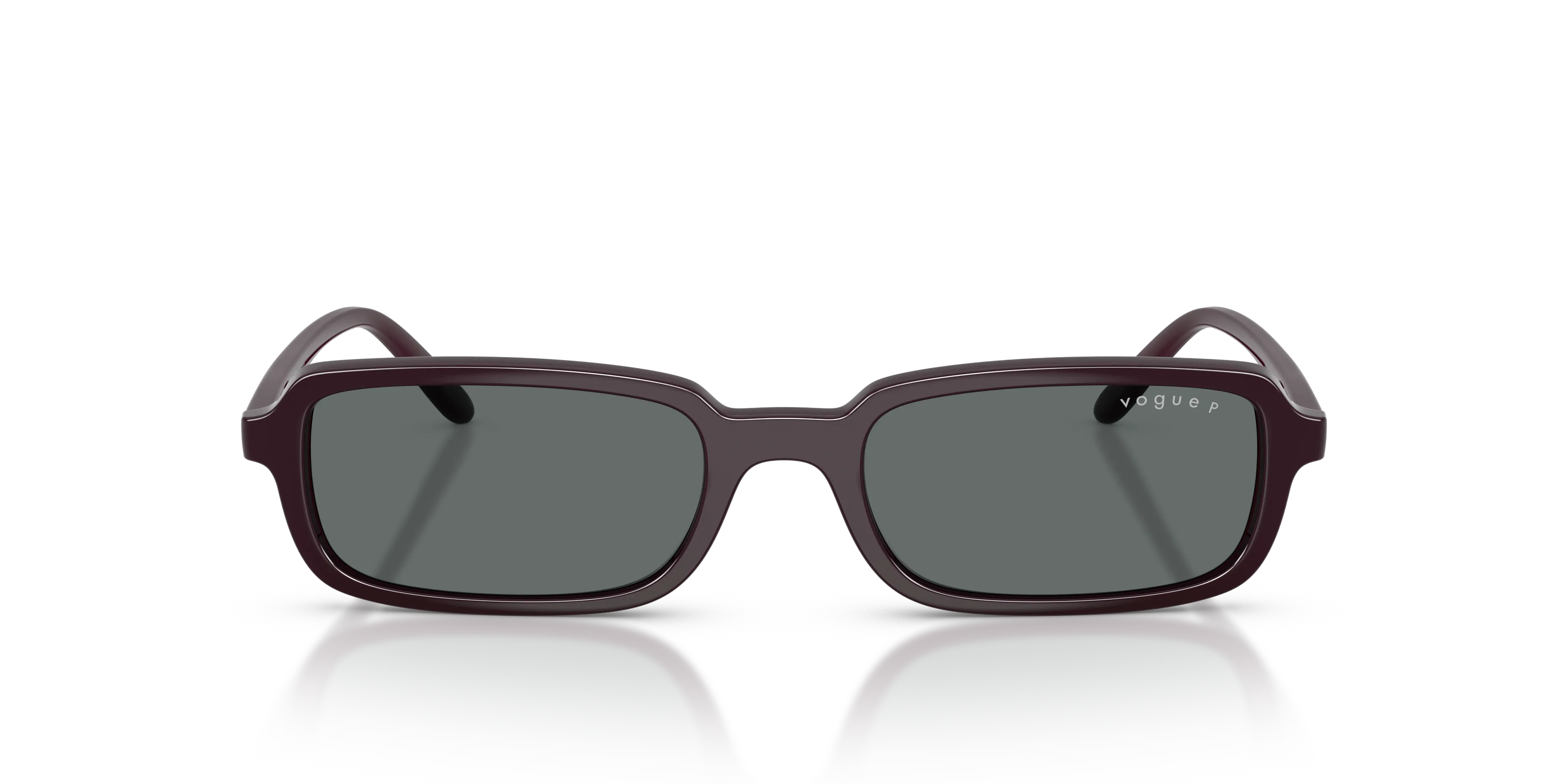 VOGUE EYEWEAR VO5666S 242681 Occhiali da sole Nylon Rosso Grigio Pillow Polarizzata - immagine 3