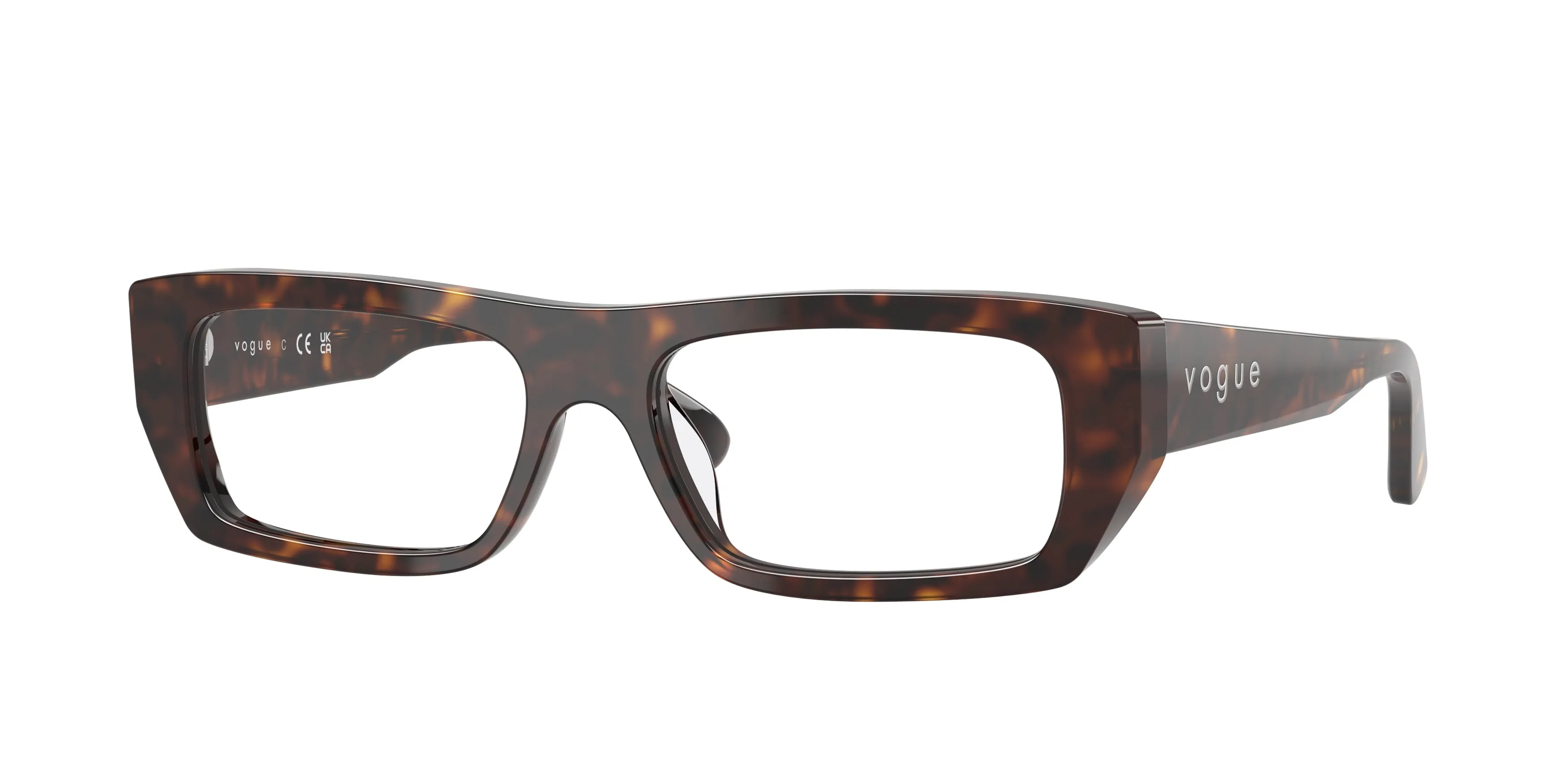 VOGUE EYEWEAR VO5660U W656 Montature da vista Acetato Marrone Squadrata Normale - immagine 1