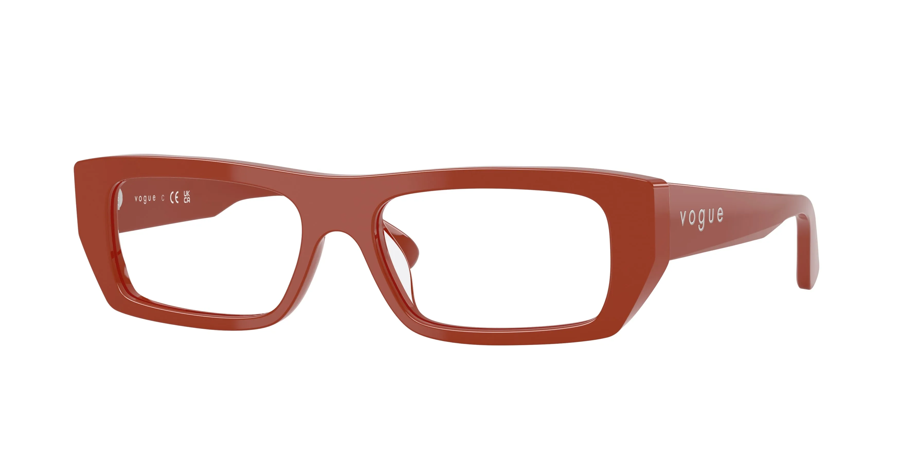 VOGUE EYEWEAR VO5660U 3244 Montature da vista Acetato Marrone Squadrata Normale - immagine 1