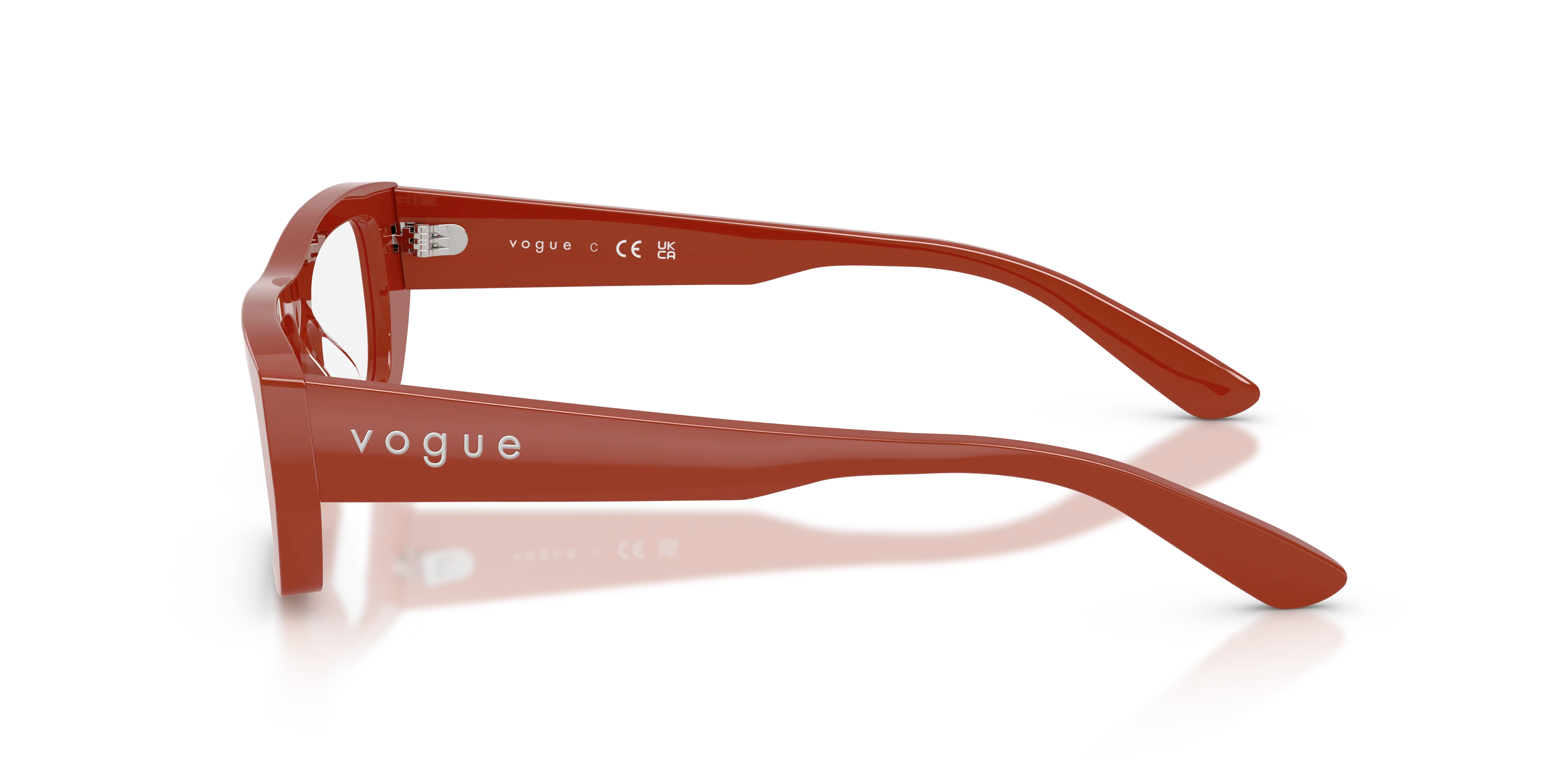 VOGUE EYEWEAR VO5660U 3244 Montature da vista Acetato Marrone Squadrata Normale - immagine 4