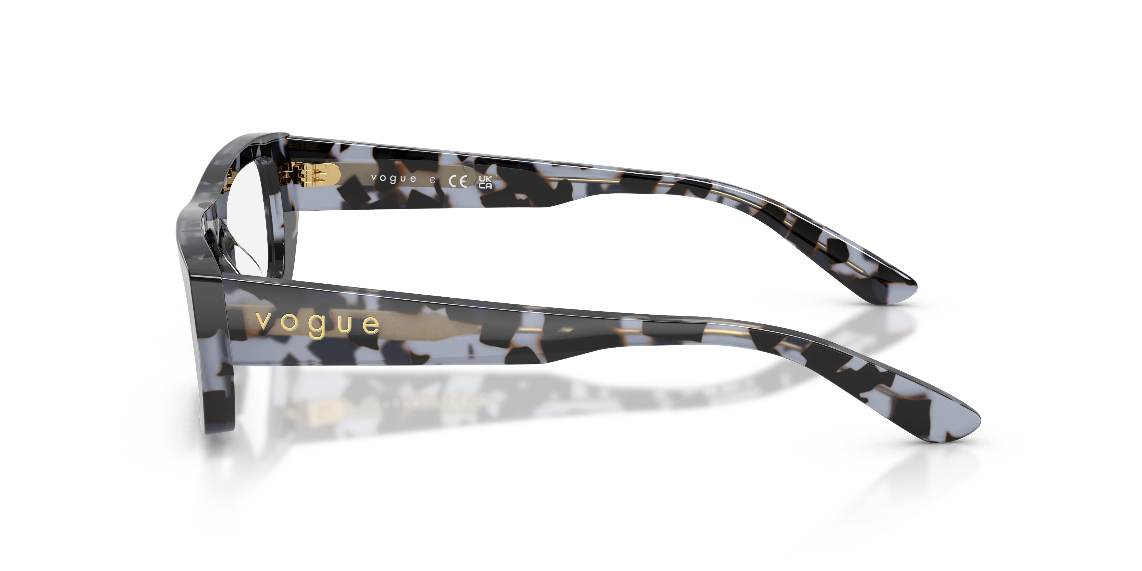 VOGUE EYEWEAR VO5660U 3147 Montature da vista Acetato Blu Squadrata Normale - immagine 4