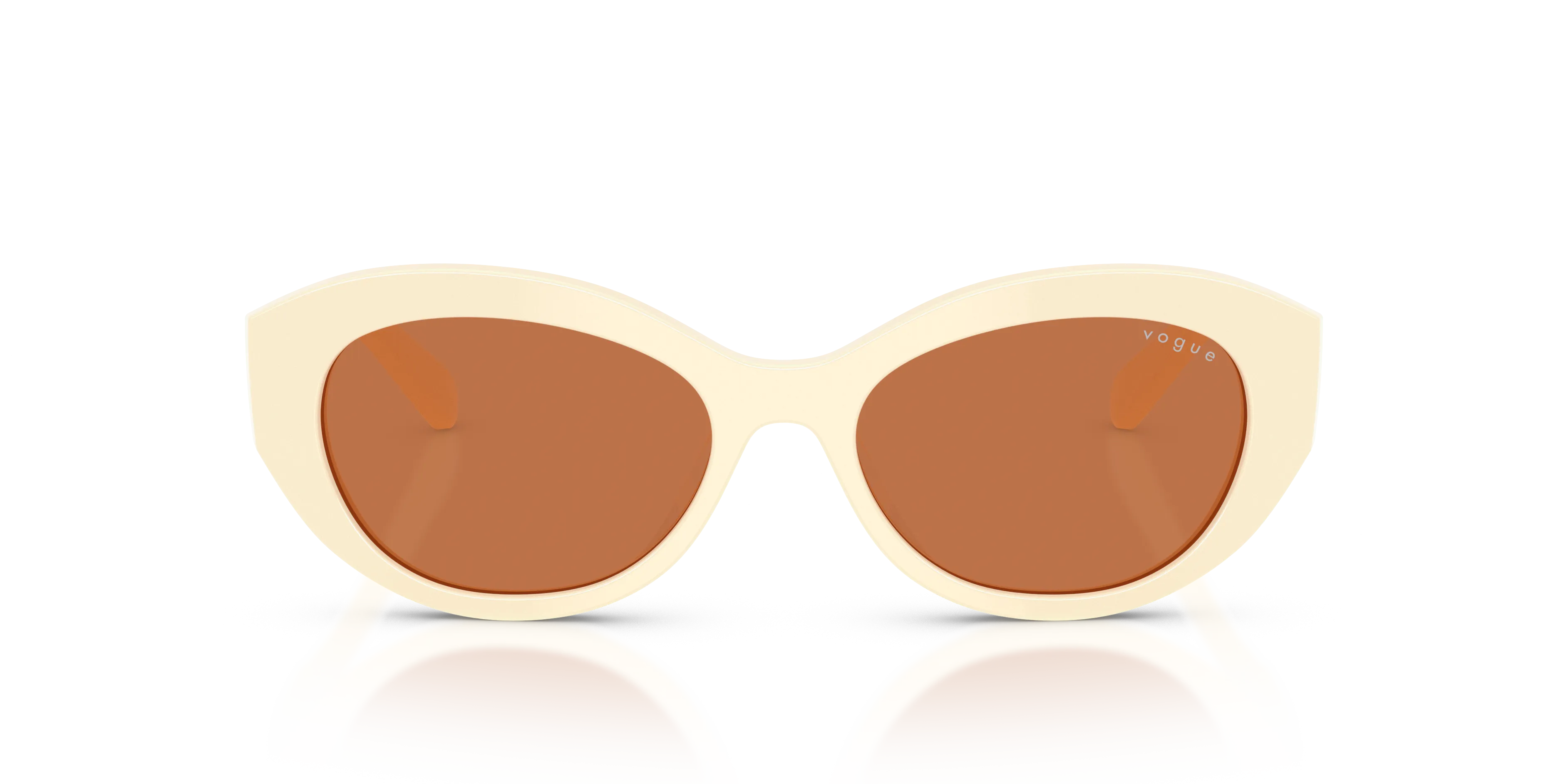 VOGUE EYEWEAR VO5659SU 316773 Occhiali da sole Acetato Bianco Marrone Geometrica Normale - immagine 3