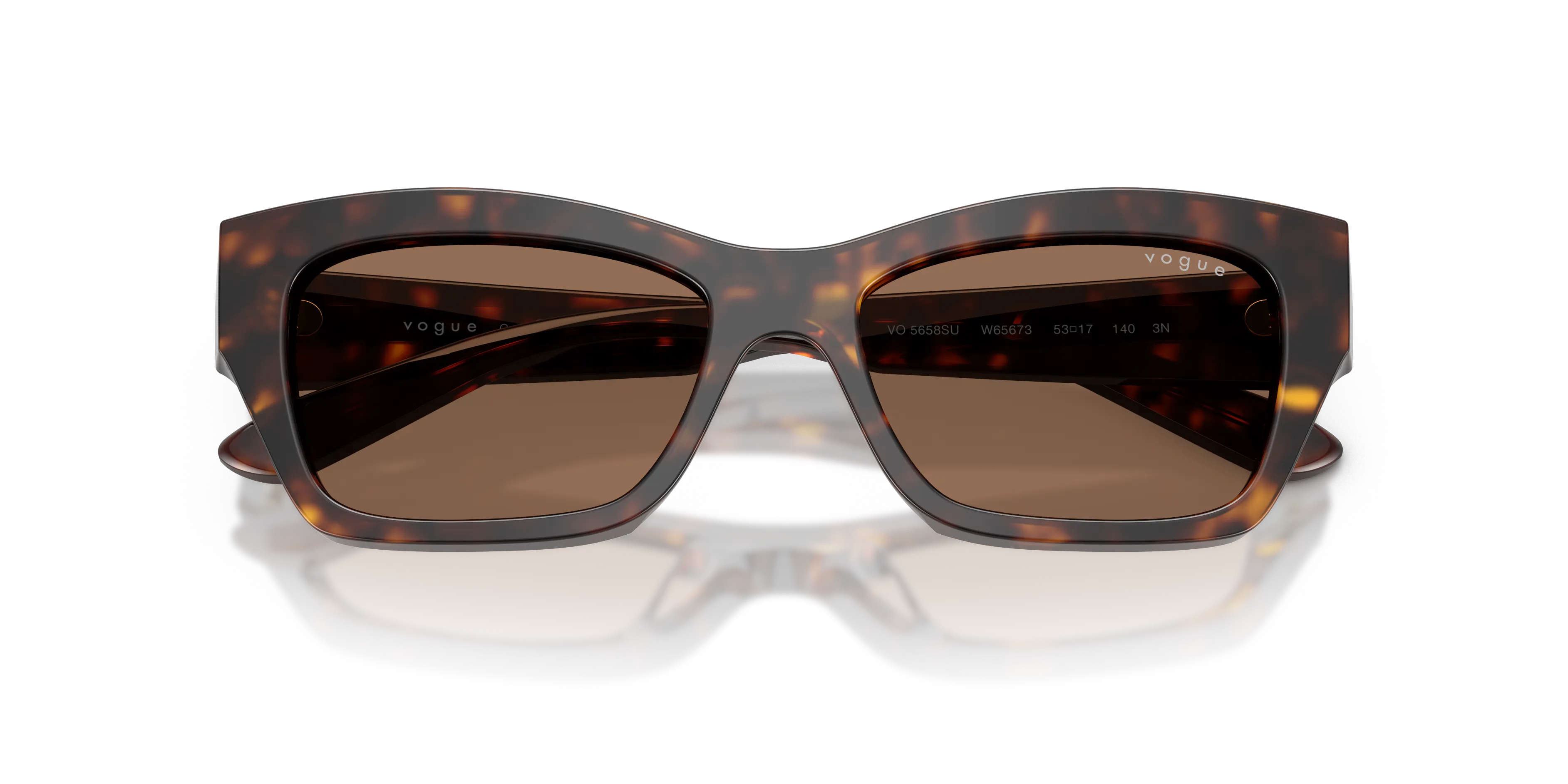 VOGUE EYEWEAR VO5658SU W65673 Occhiali da sole Acetato Marrone Marrone Farfalla Normale - immagine 2