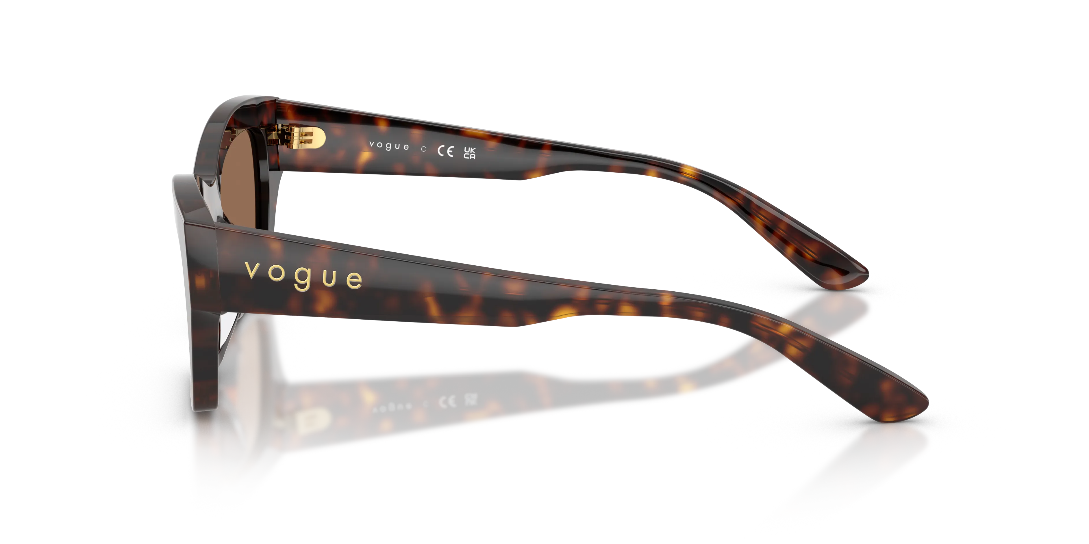VOGUE EYEWEAR VO5658SU W65673 Occhiali da sole Acetato Marrone Marrone Farfalla Normale - immagine 4