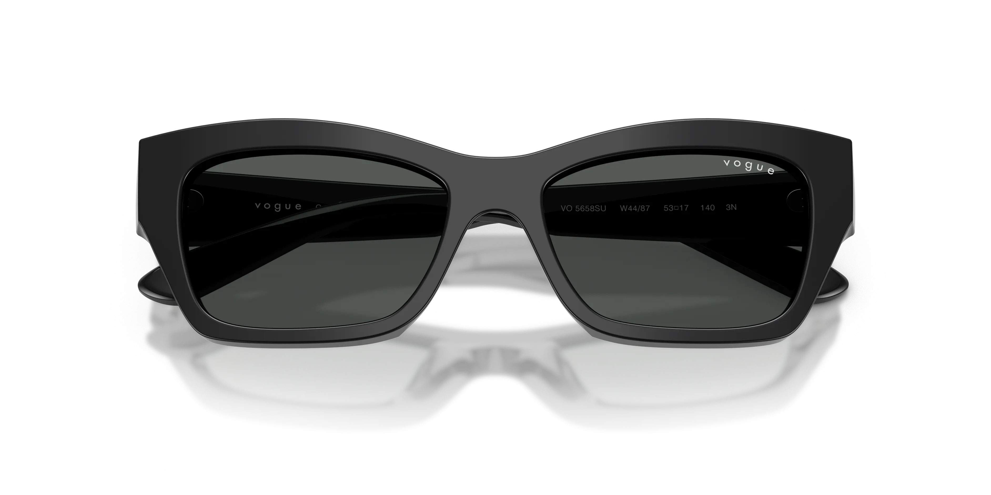 VOGUE EYEWEAR VO5658SU W44/87 Occhiali da sole Acetato Nero Grigio Farfalla Normale - immagine 2
