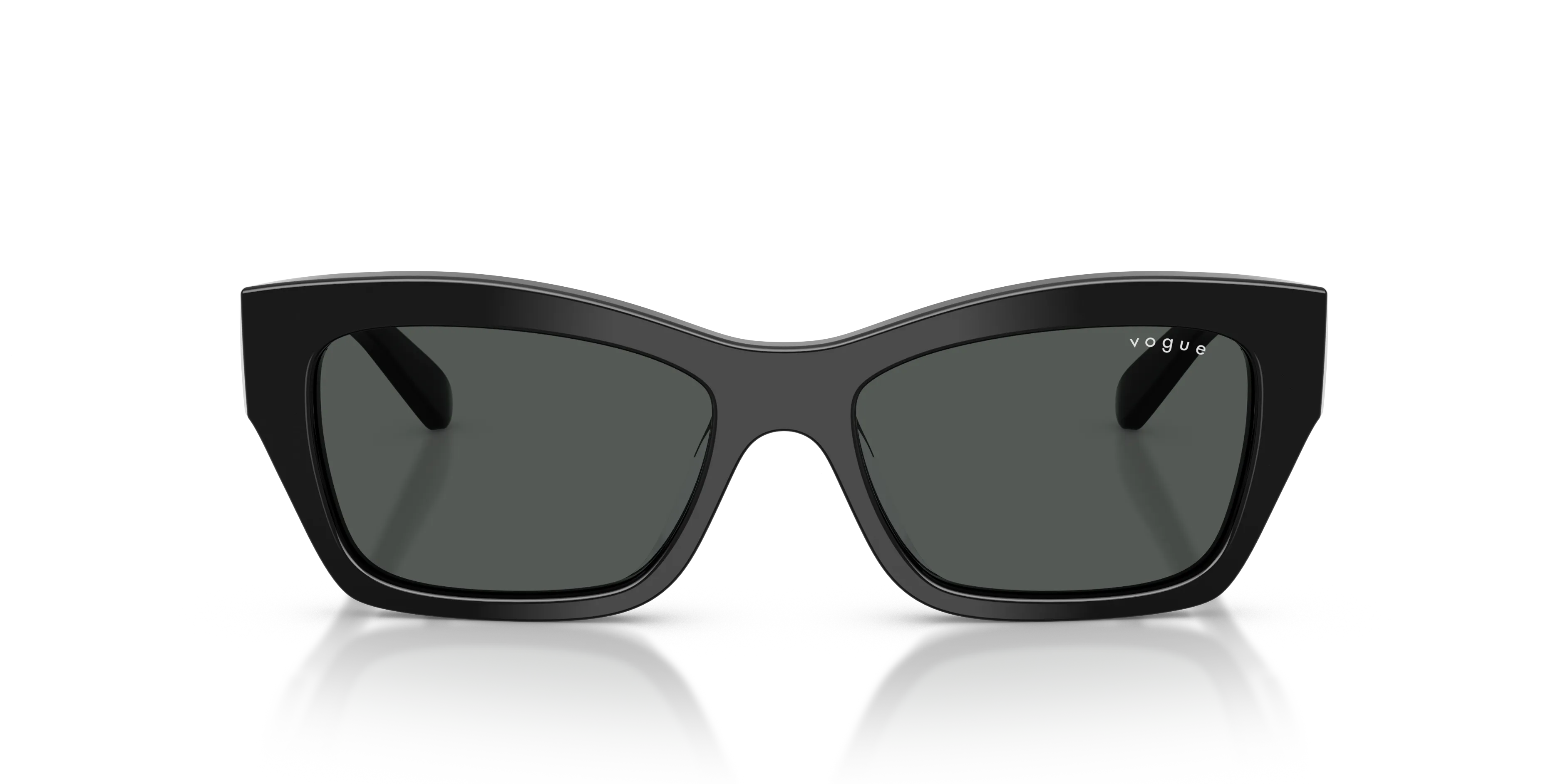 VOGUE EYEWEAR VO5658SU W44/87 Occhiali da sole Acetato Nero Grigio Farfalla Normale - immagine 3
