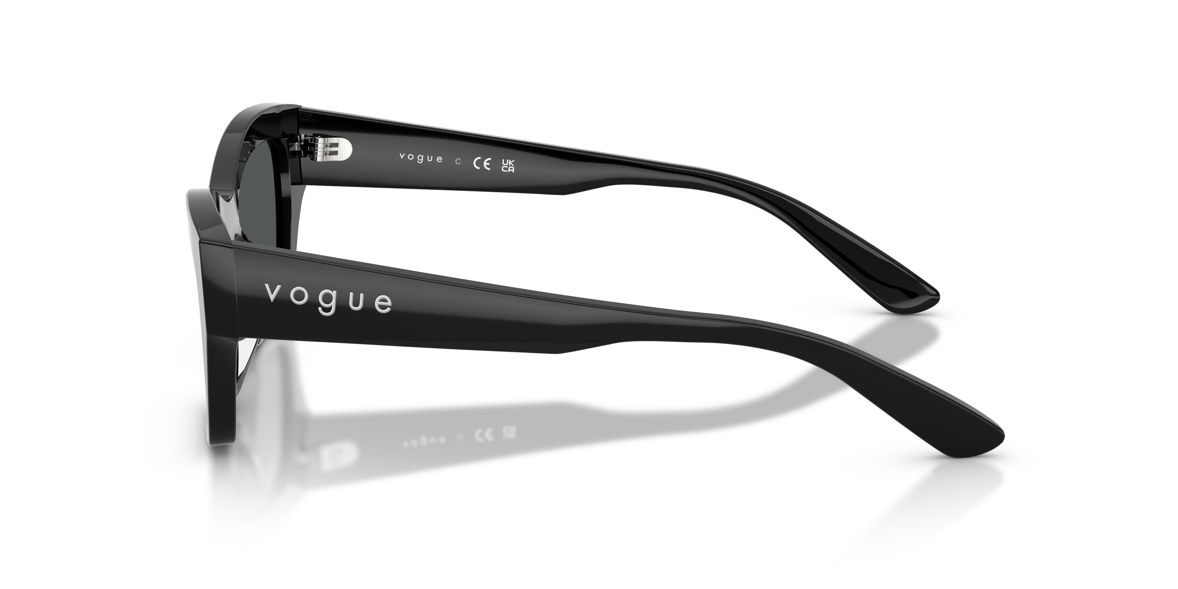 VOGUE EYEWEAR VO5658SU W44/87 Occhiali da sole Acetato Nero Grigio Farfalla Normale - immagine 4
