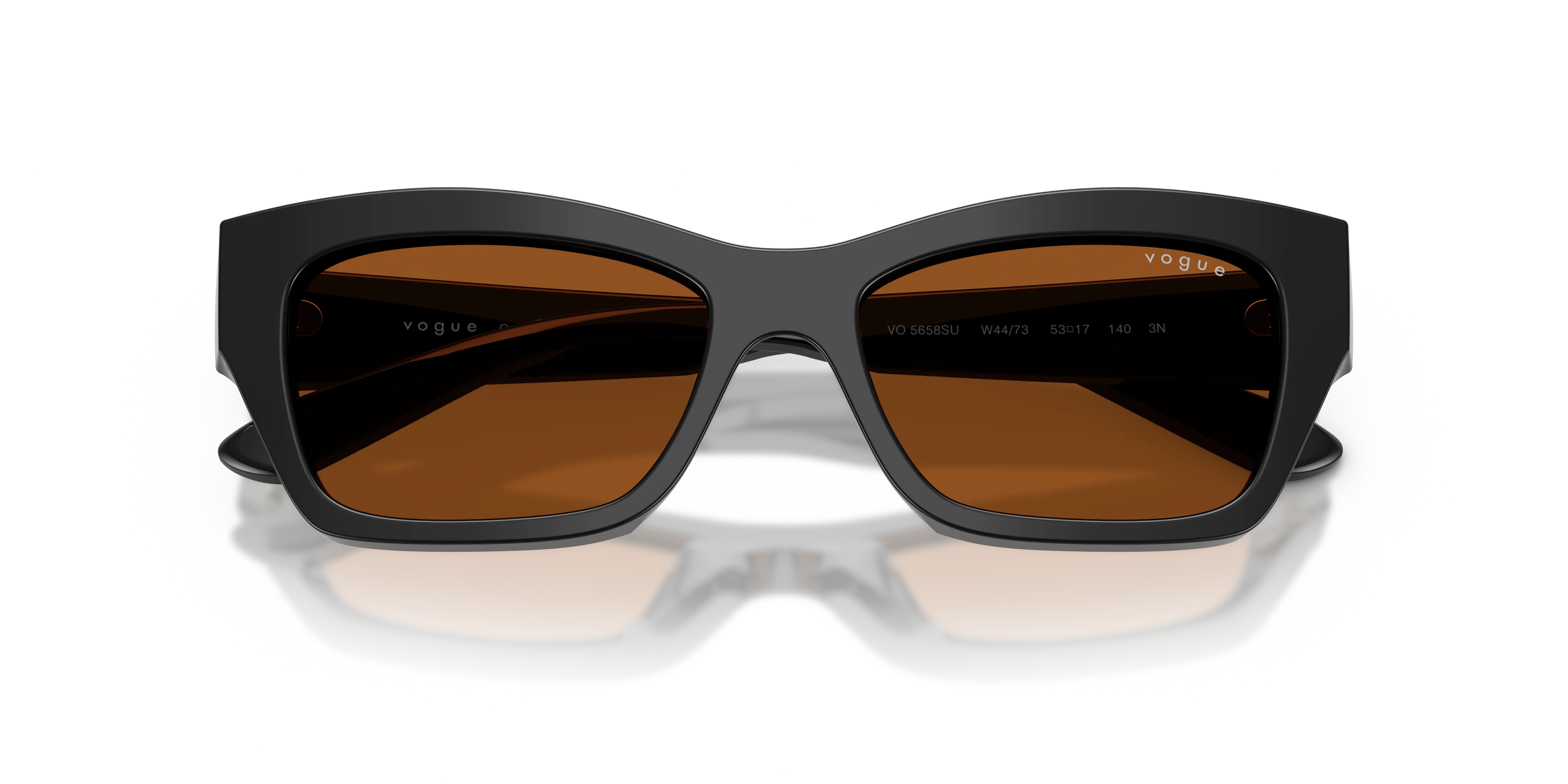 VOGUE EYEWEAR VO5658SU W44/73 Occhiali da sole Acetato Nero Marrone Farfalla Normale - immagine 2