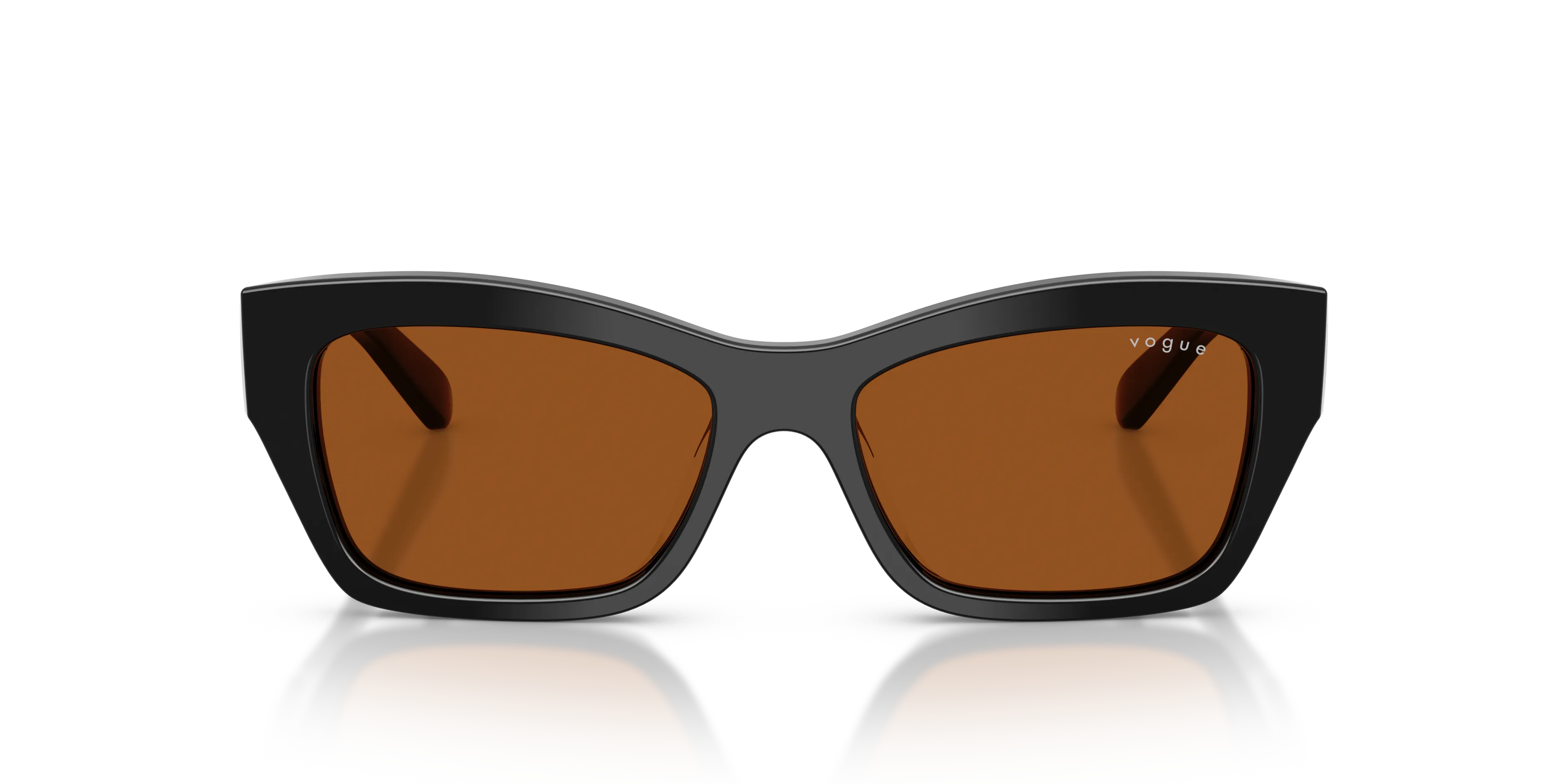 VOGUE EYEWEAR VO5658SU W44/73 Occhiali da sole Acetato Nero Marrone Farfalla Normale - immagine 3
