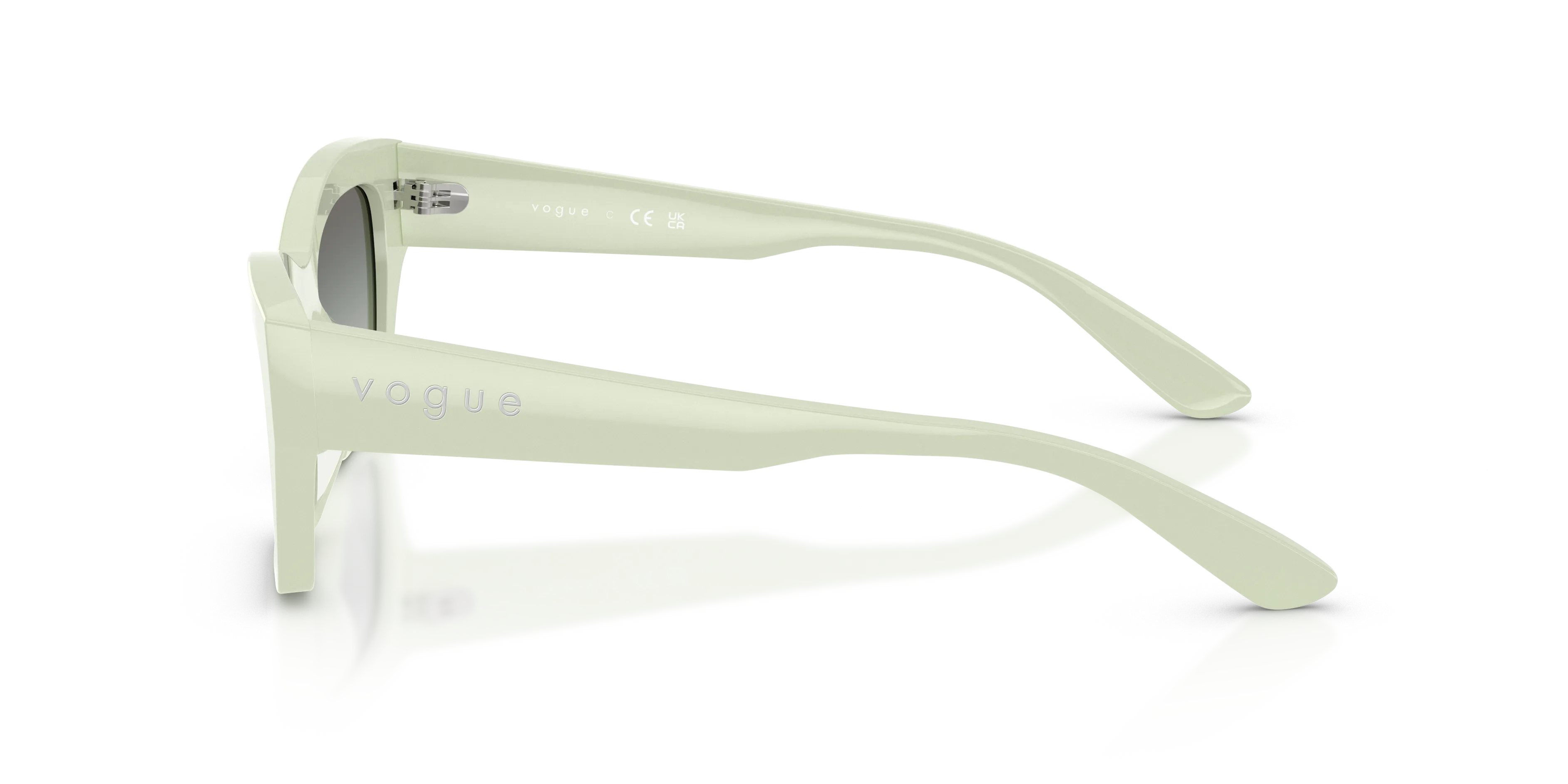 VOGUE EYEWEAR VO5658SU 324311 Occhiali da sole Acetato Verde Grigio Farfalla Normale Sfumato - immagine 4