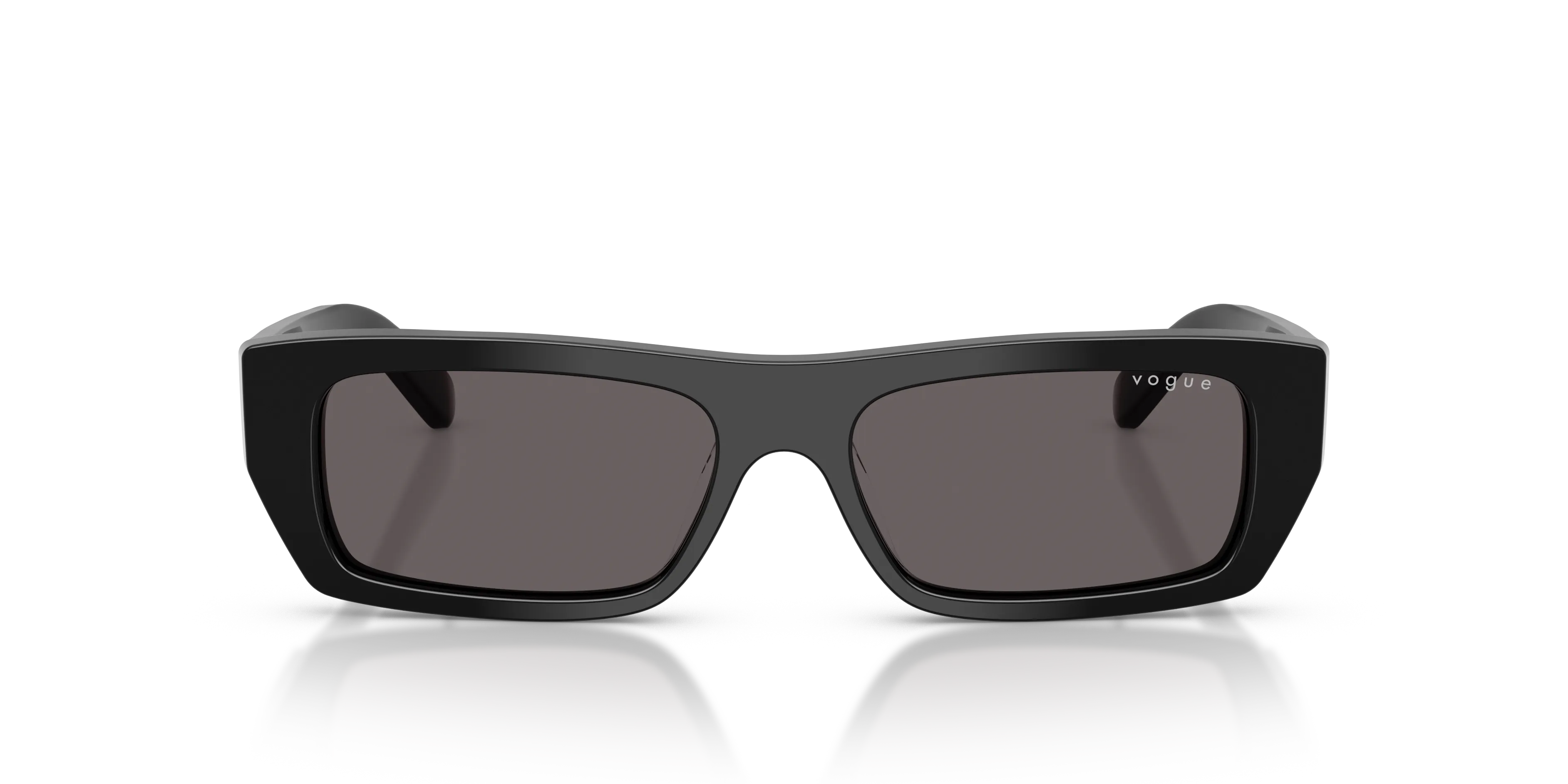 VOGUE EYEWEAR VO5657SU W44/87 Occhiali da sole Acetato Nero Grigio Squadrata Normale - immagine 3