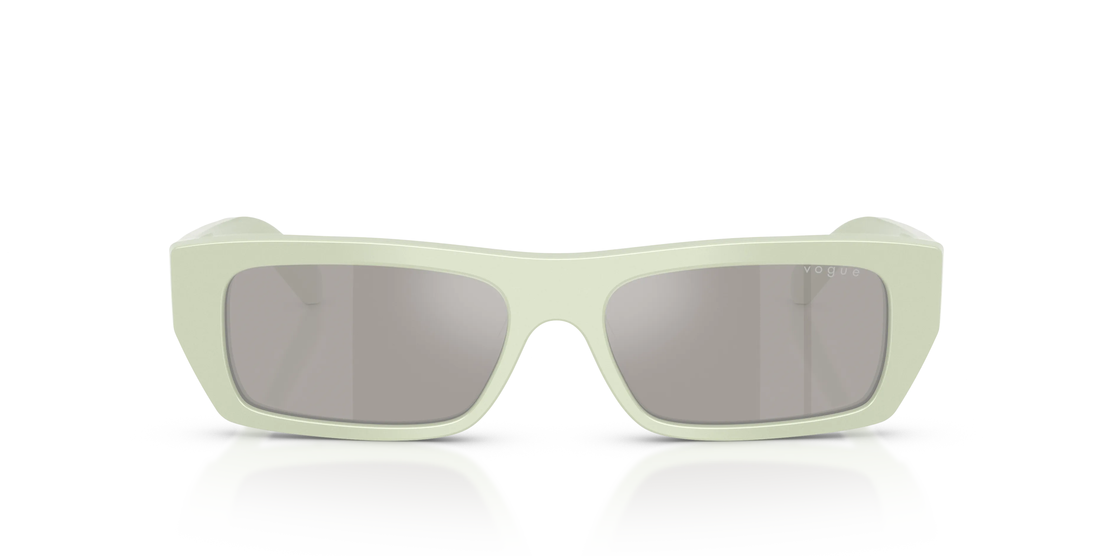 VOGUE EYEWEAR VO5657SU 32436G Occhiali da sole Acetato Verde Grigio Squadrata Specchiate - immagine 3