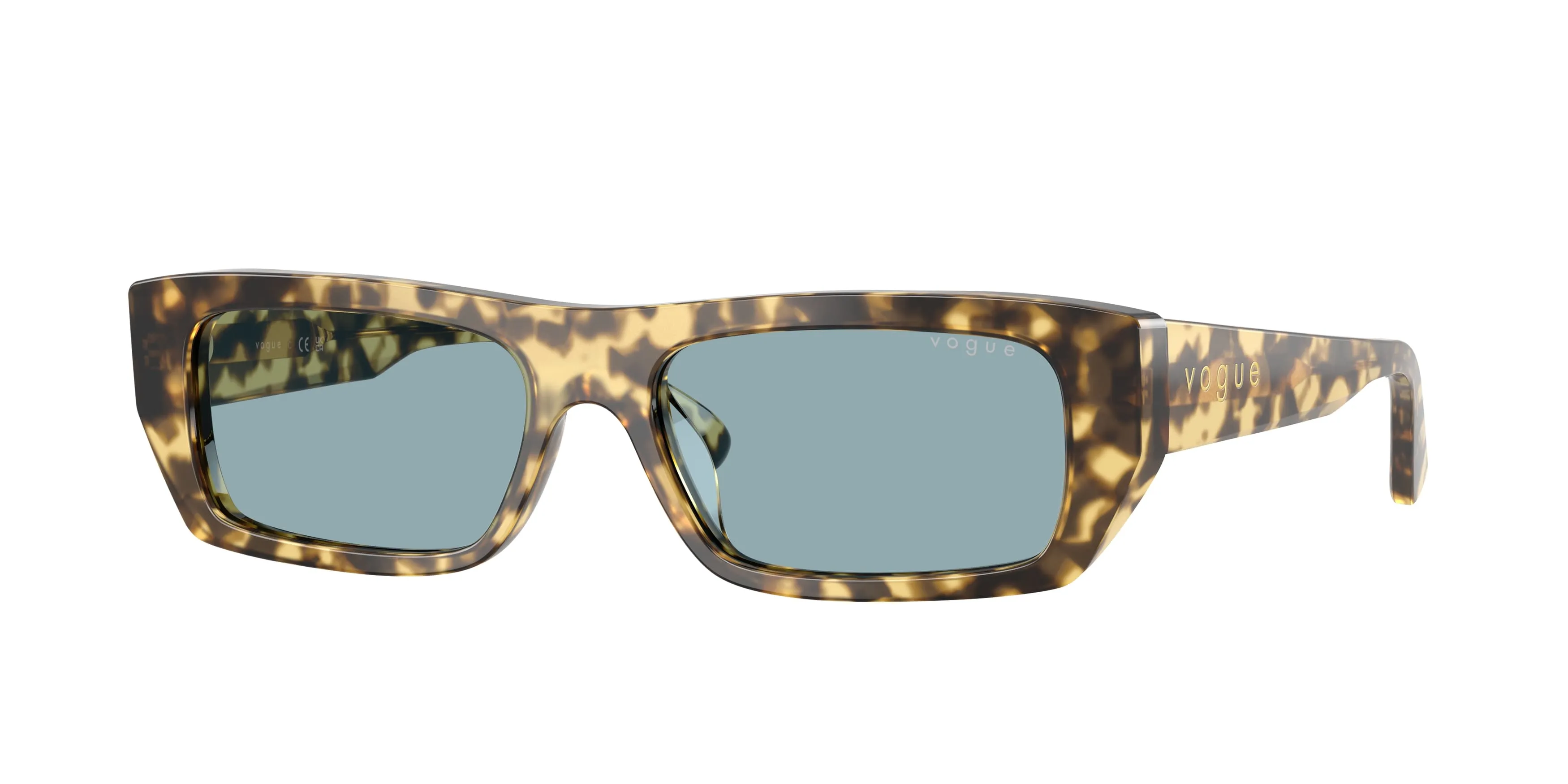 VOGUE EYEWEAR VO5657SU 324180 Occhiali da sole Acetato Marrone Blu Squadrata Normale - immagine 1