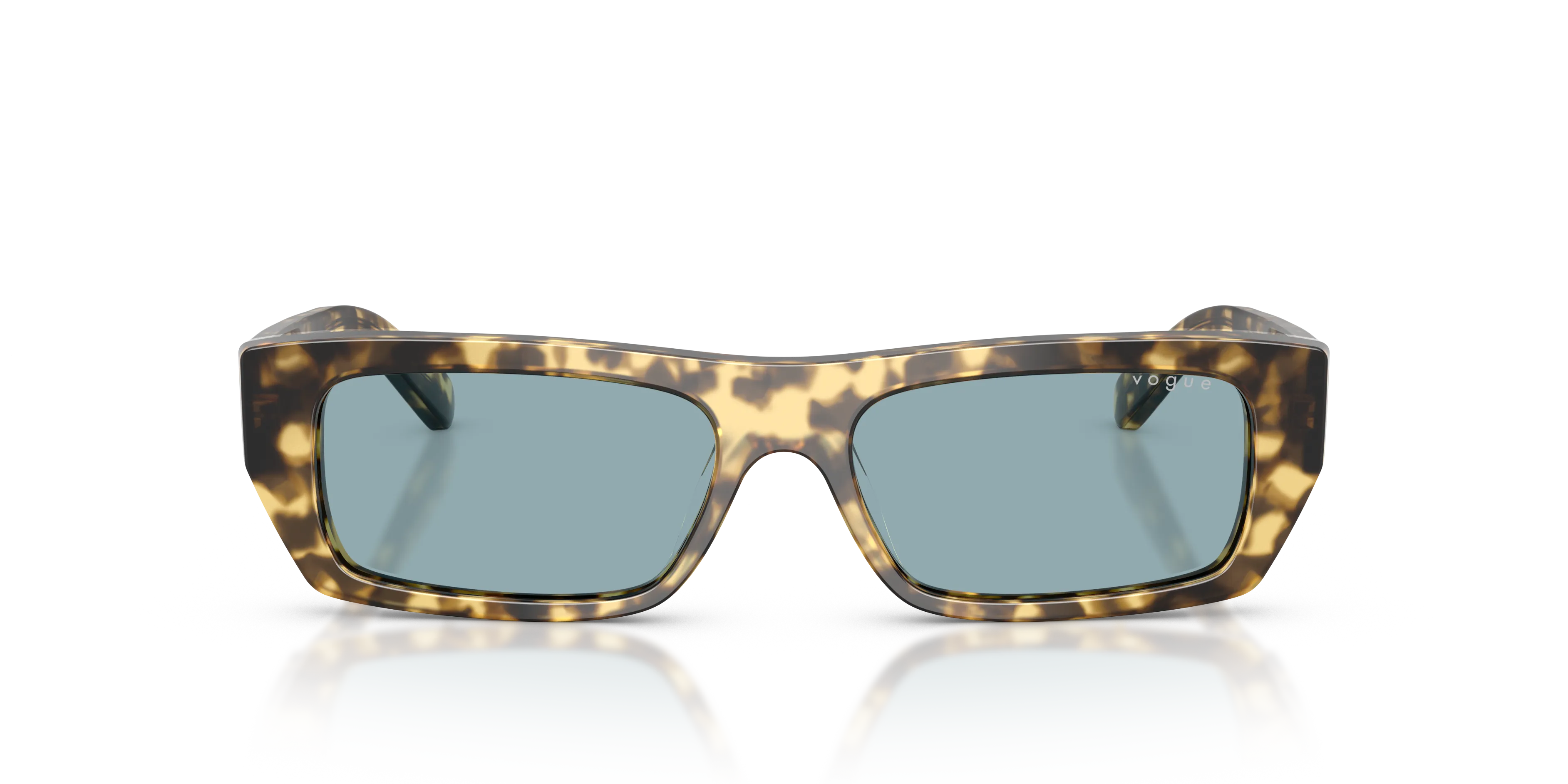 VOGUE EYEWEAR VO5657SU 324180 Occhiali da sole Acetato Marrone Blu Squadrata Normale - immagine 3