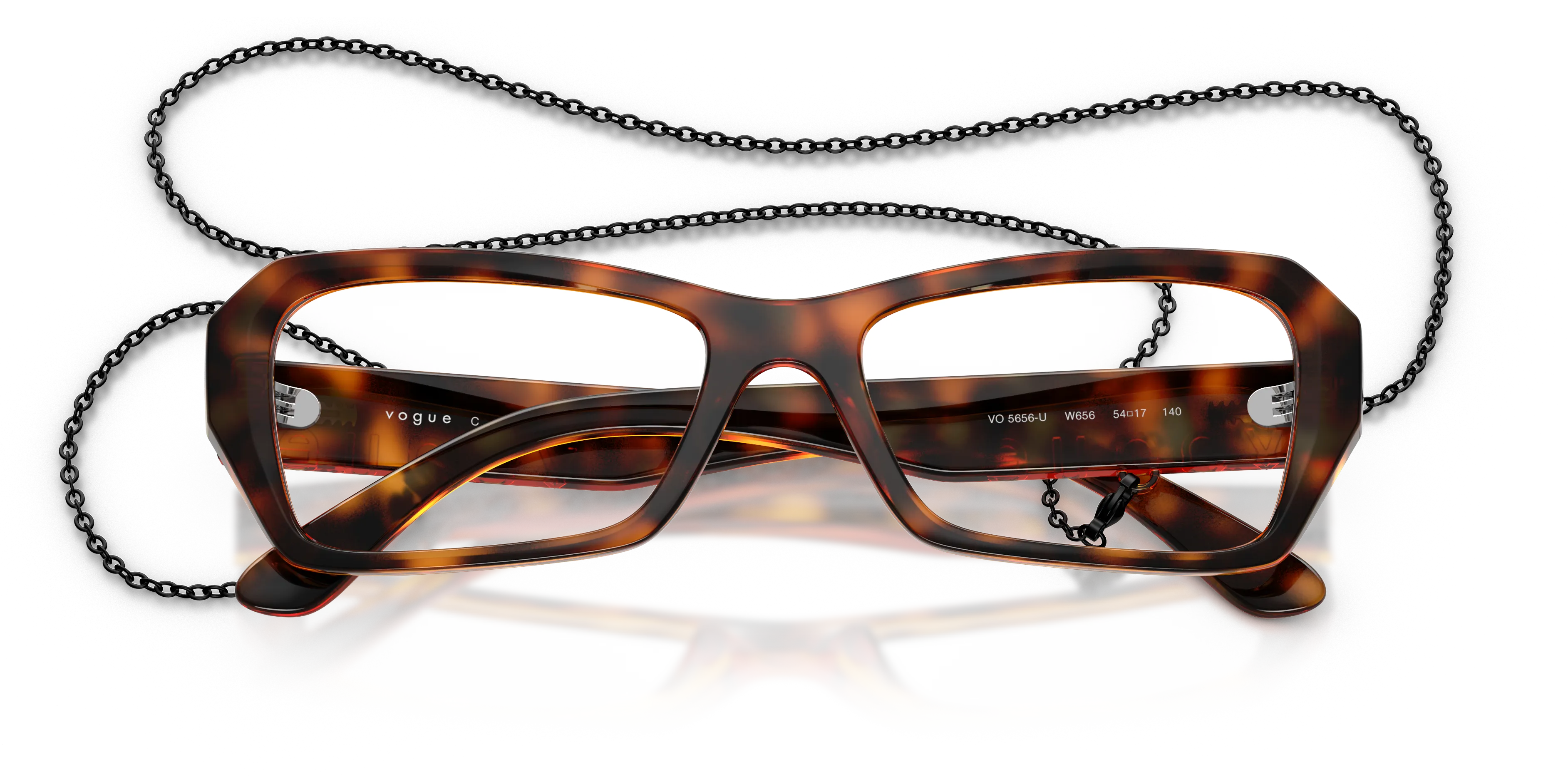 VOGUE EYEWEAR VO5656U W656 Montature da vista Nylon Marrone Farfalla Normale - immagine 2