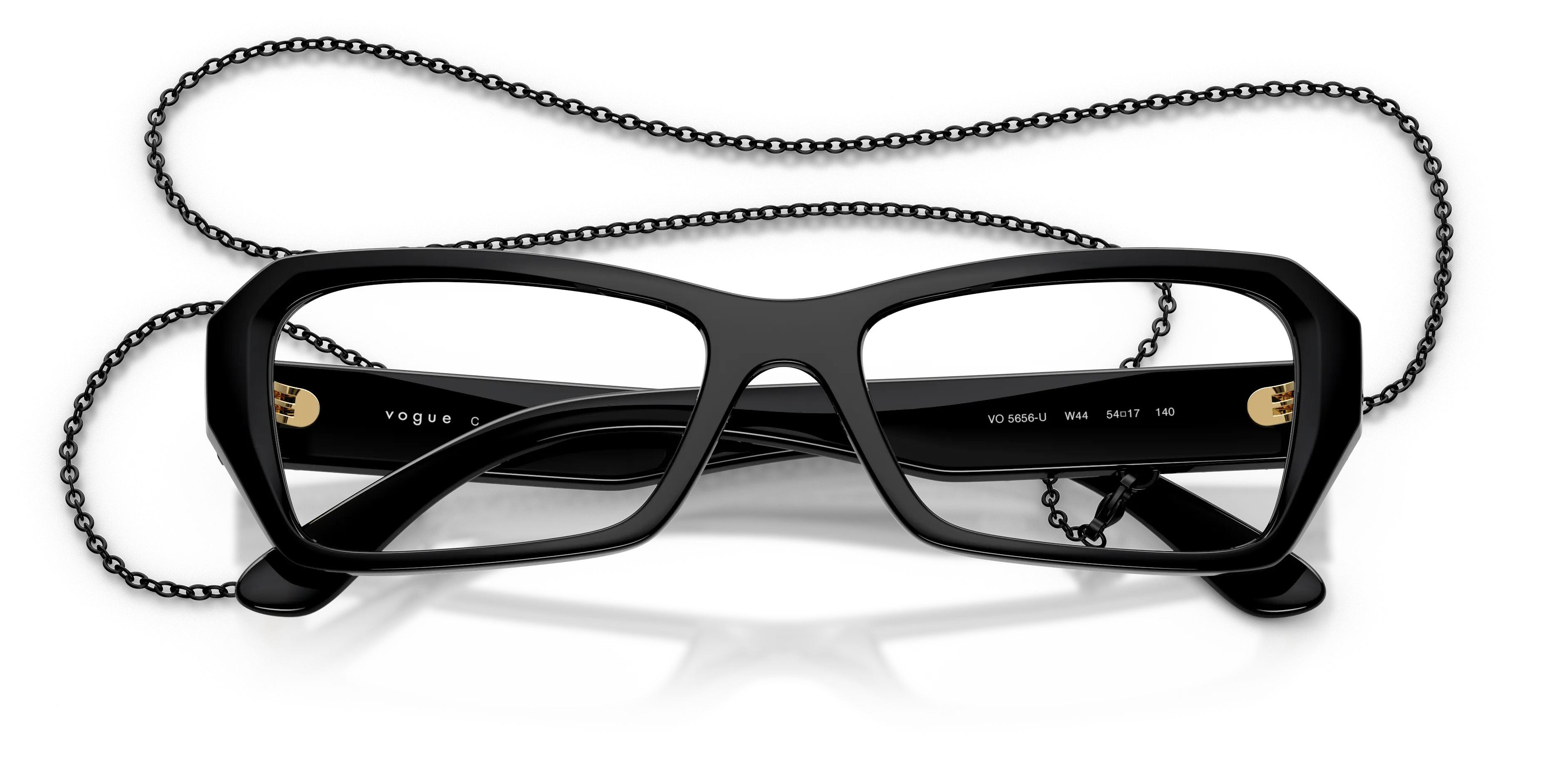 VOGUE EYEWEAR VO5656U W44 Montature da vista Nylon Nero Farfalla Normale - immagine 2