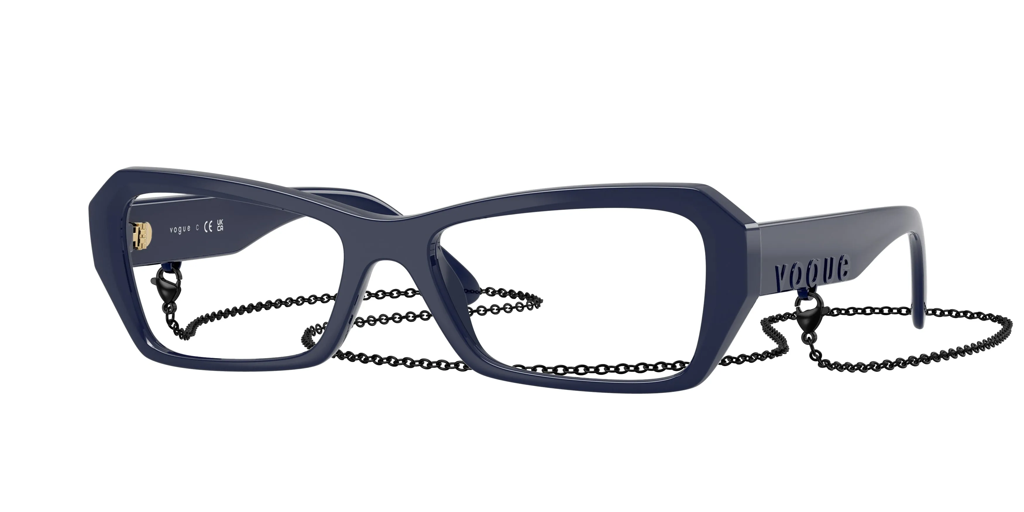 VOGUE EYEWEAR VO5656U 3240 Montature da vista Nylon Blu Farfalla Normale - immagine 1
