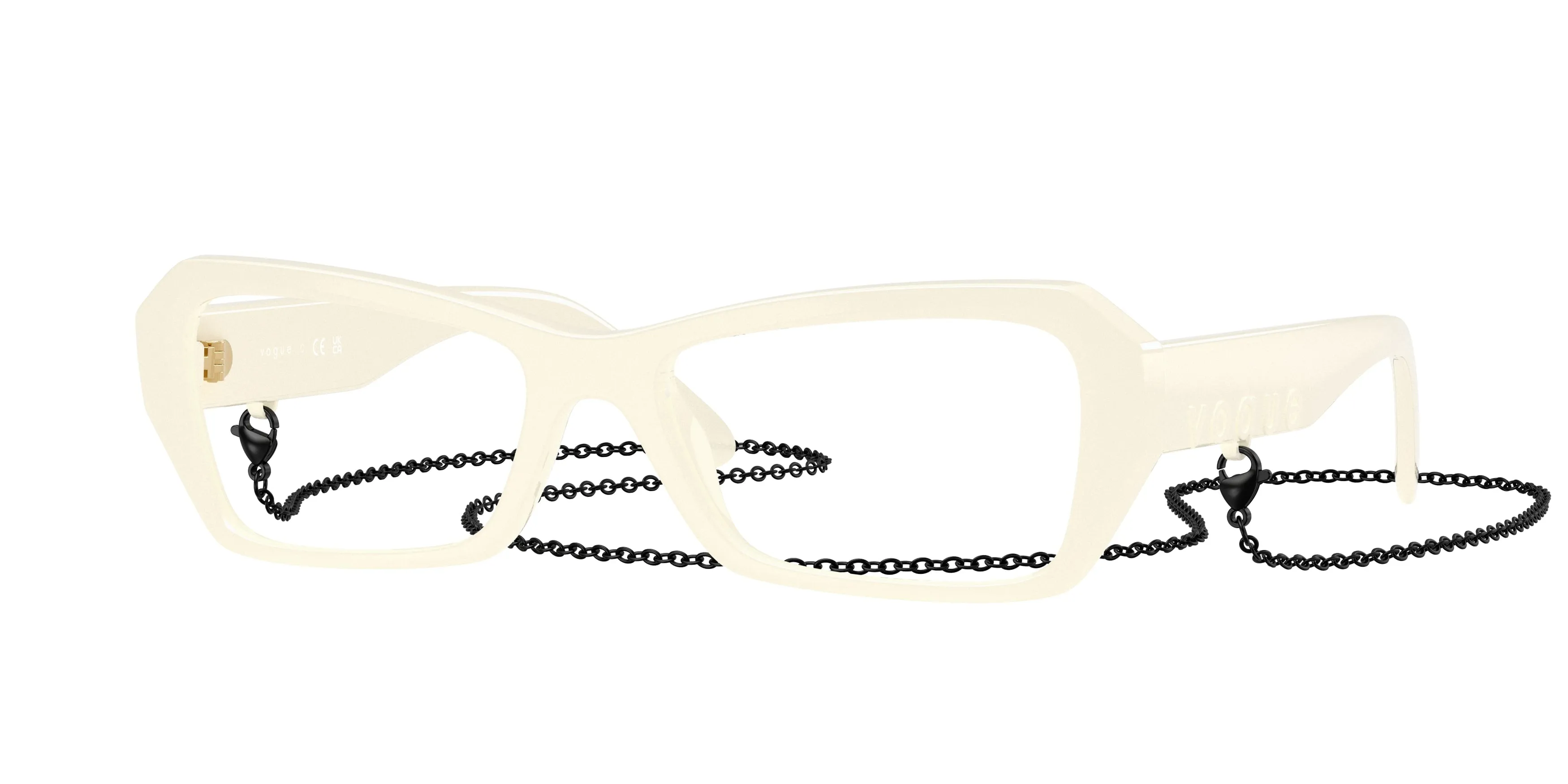 VOGUE EYEWEAR VO5656U 3239 Montature da vista Nylon Bianco Farfalla Normale - immagine 1