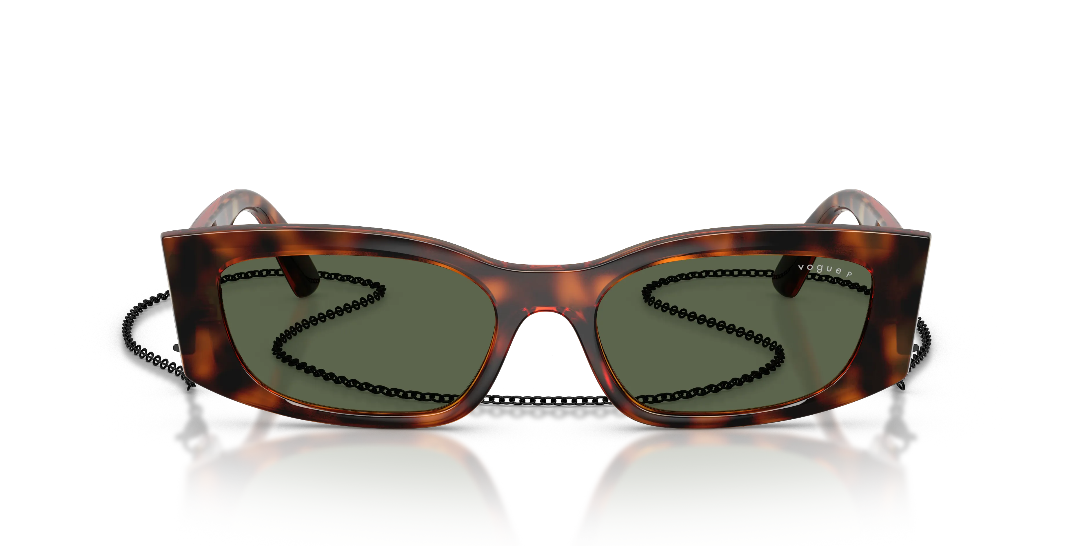 VOGUE EYEWEAR VO5655SU W6569A Occhiali da sole Nylon Marrone Verde Pillow Polarizzata - immagine 3