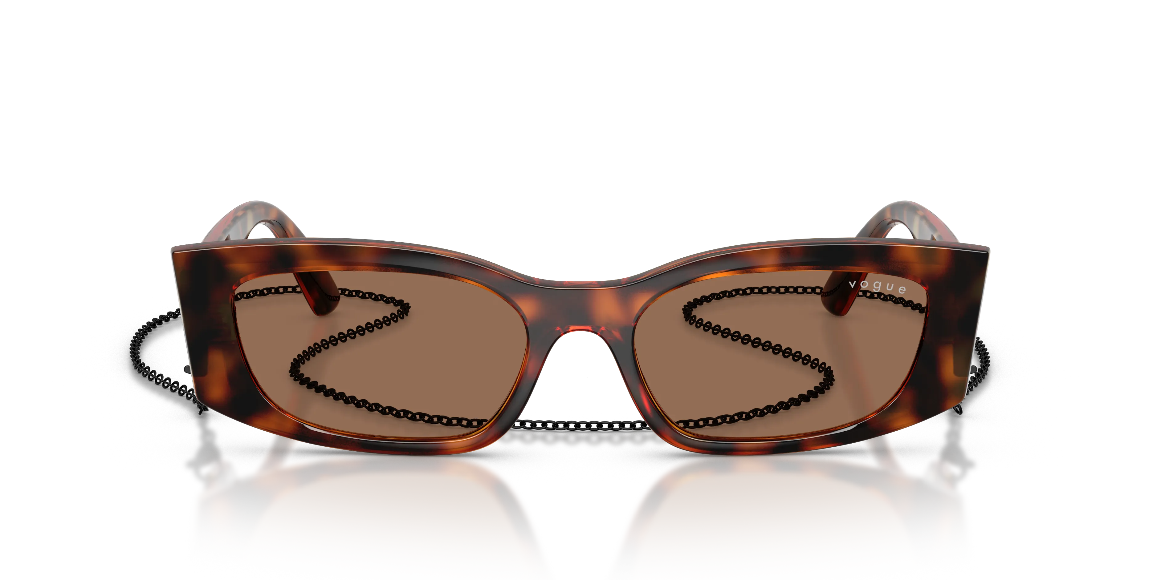 VOGUE EYEWEAR VO5655SU W65673 Occhiali da sole Nylon Marrone Marrone Pillow Normale - immagine 3