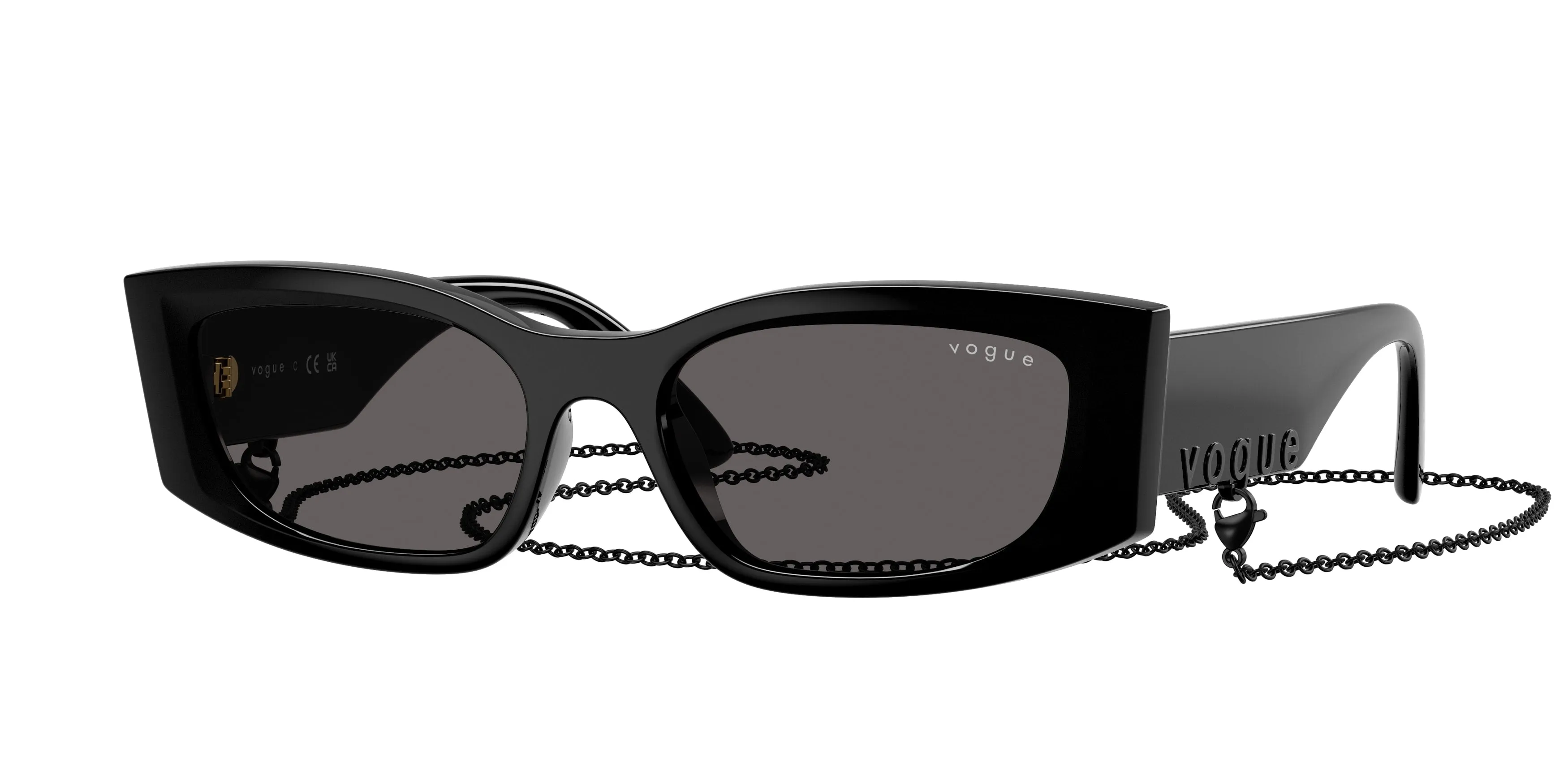 VOGUE EYEWEAR VO5655SU W44/87 Occhiali da sole Nylon Nero Grigio Pillow Normale - immagine 1