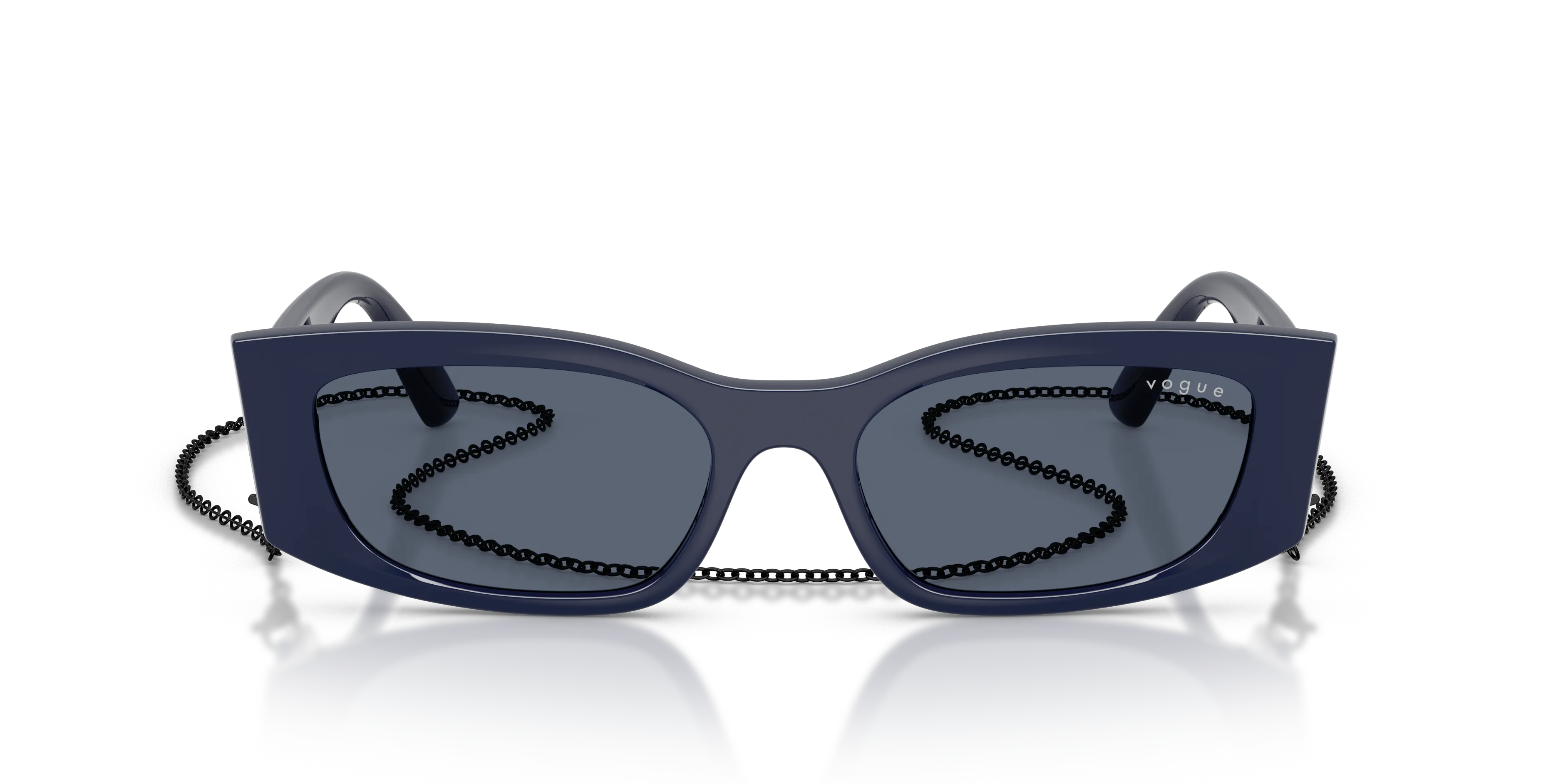 VOGUE EYEWEAR VO5655SU 324087 Occhiali da sole Nylon Blu Grigio Pillow Normale - immagine 3