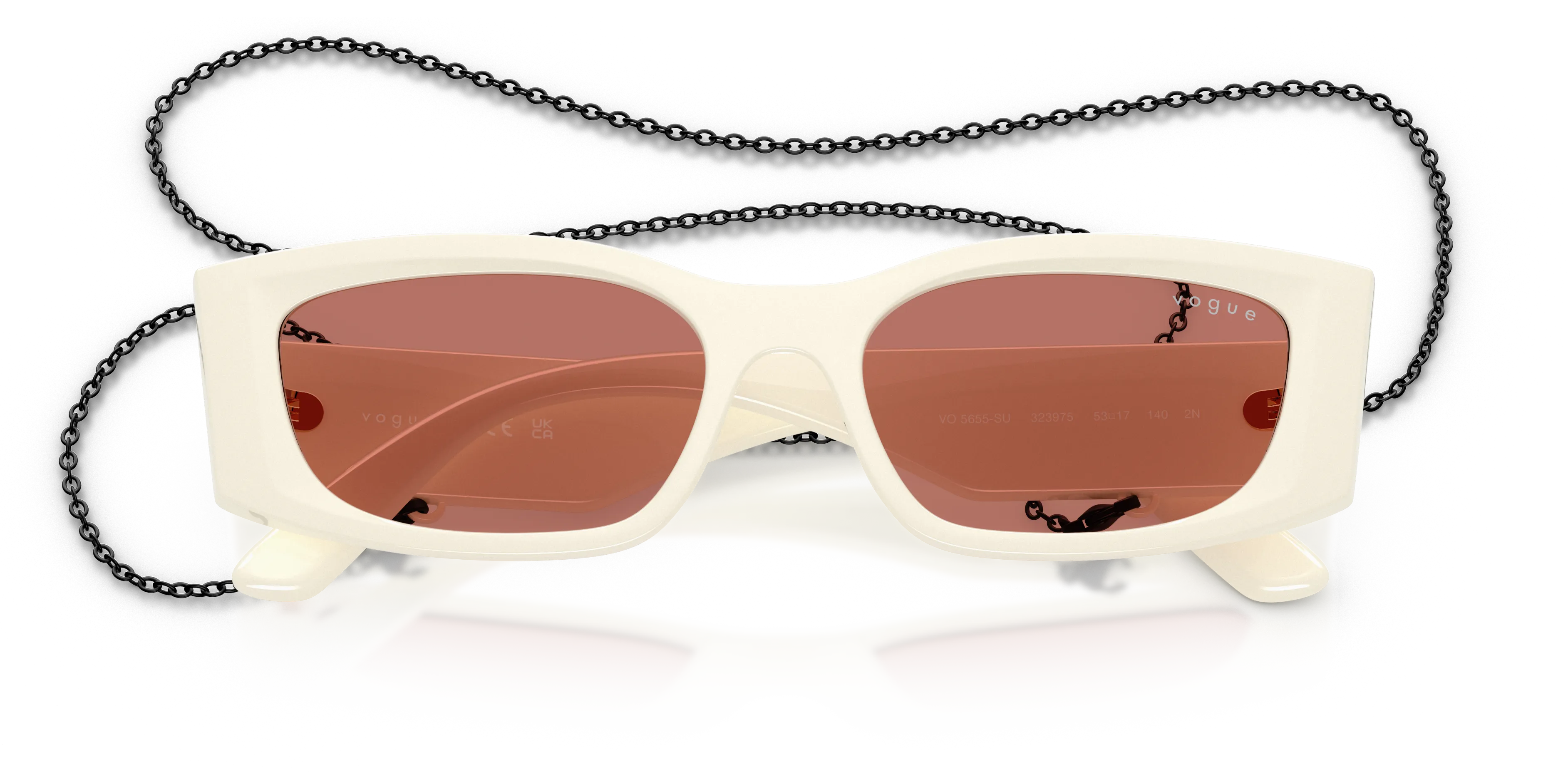 VOGUE EYEWEAR VO5655SU 323975 Occhiali da sole Nylon Bianco Rosso Pillow Normale - immagine 2