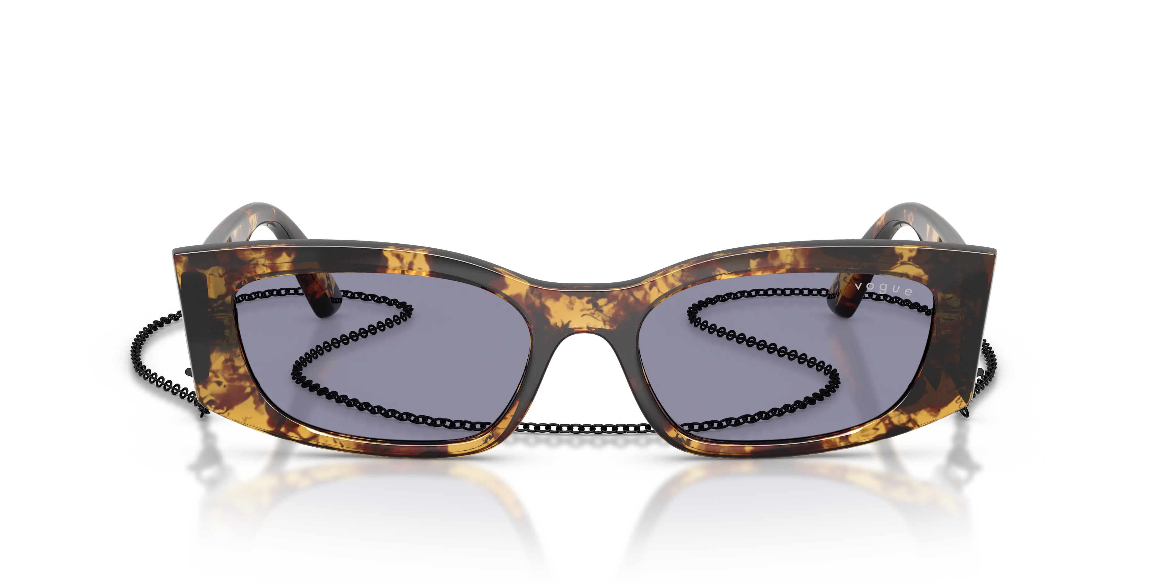 VOGUE EYEWEAR VO5655SU 3179/1 Occhiali da sole Nylon Tartaruga Grigio Pillow Normale - immagine 3