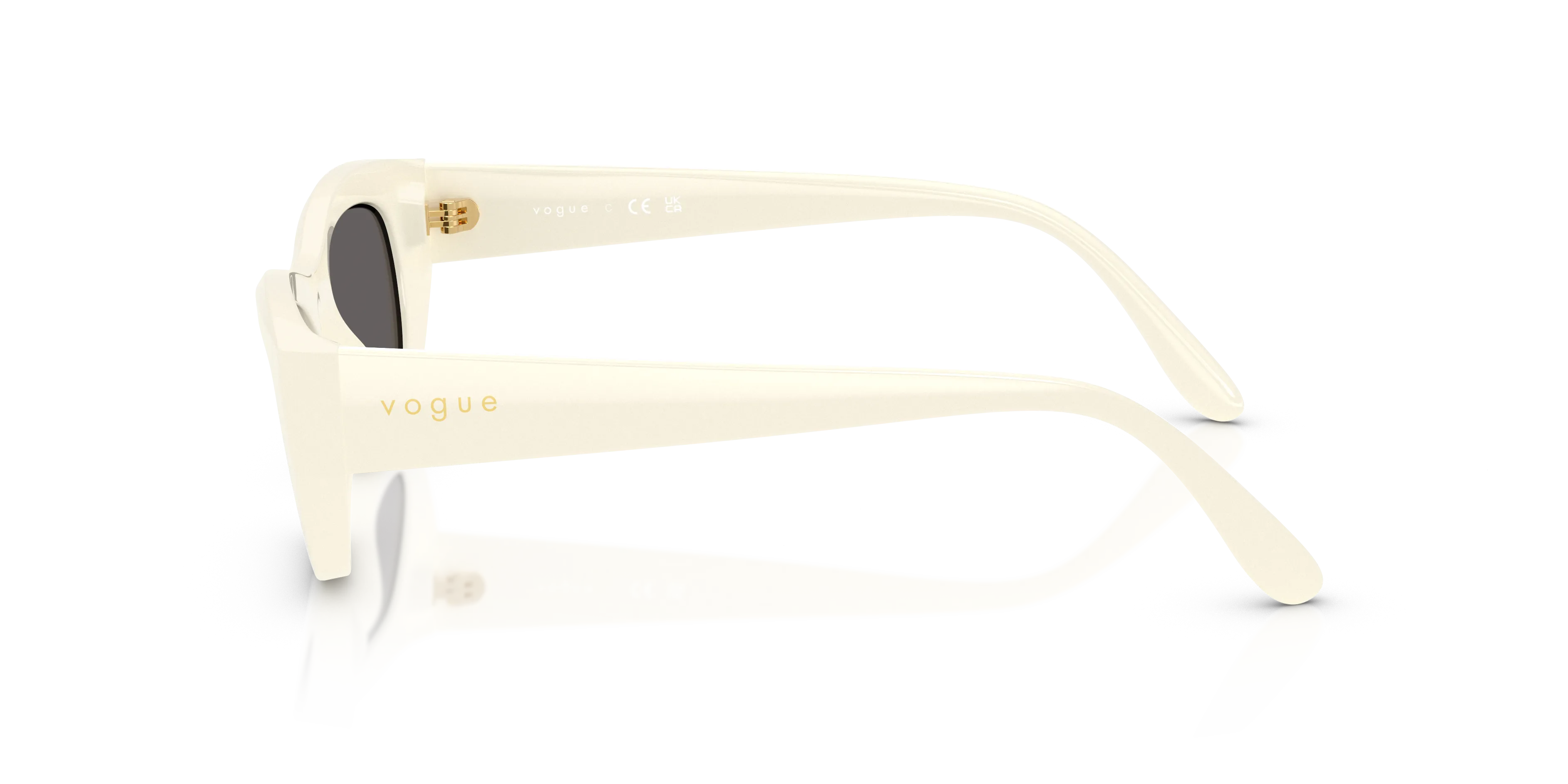 VOGUE EYEWEAR VO5616S 316787 Occhiali da sole Nylon Bianco Grigio Cat Eye Normale - immagine 4