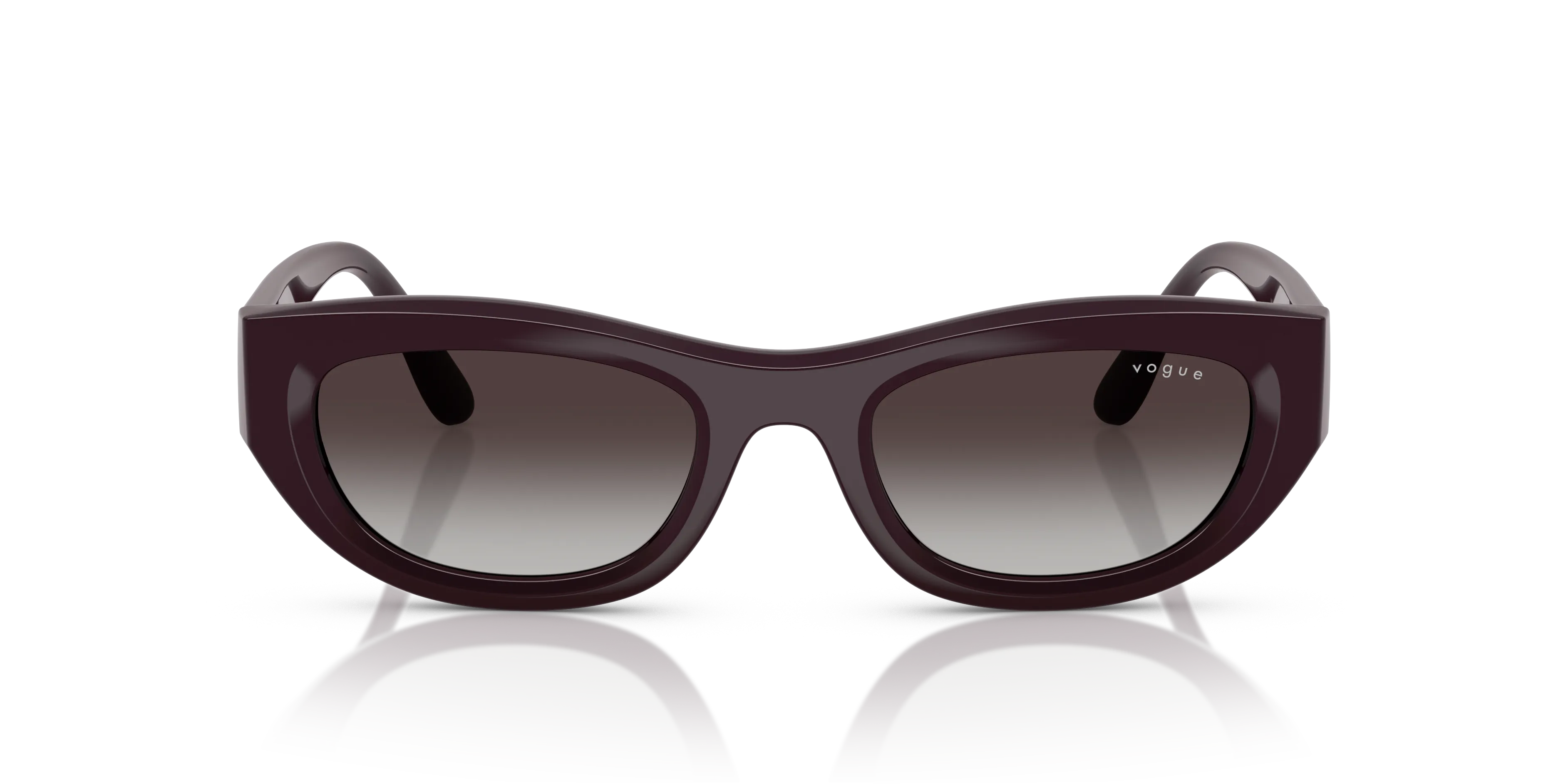 VOGUE EYEWEAR VO5616S 24268G Occhiali da sole Nylon Rosso Grigio Cat Eye Normale Sfumato - immagine 3