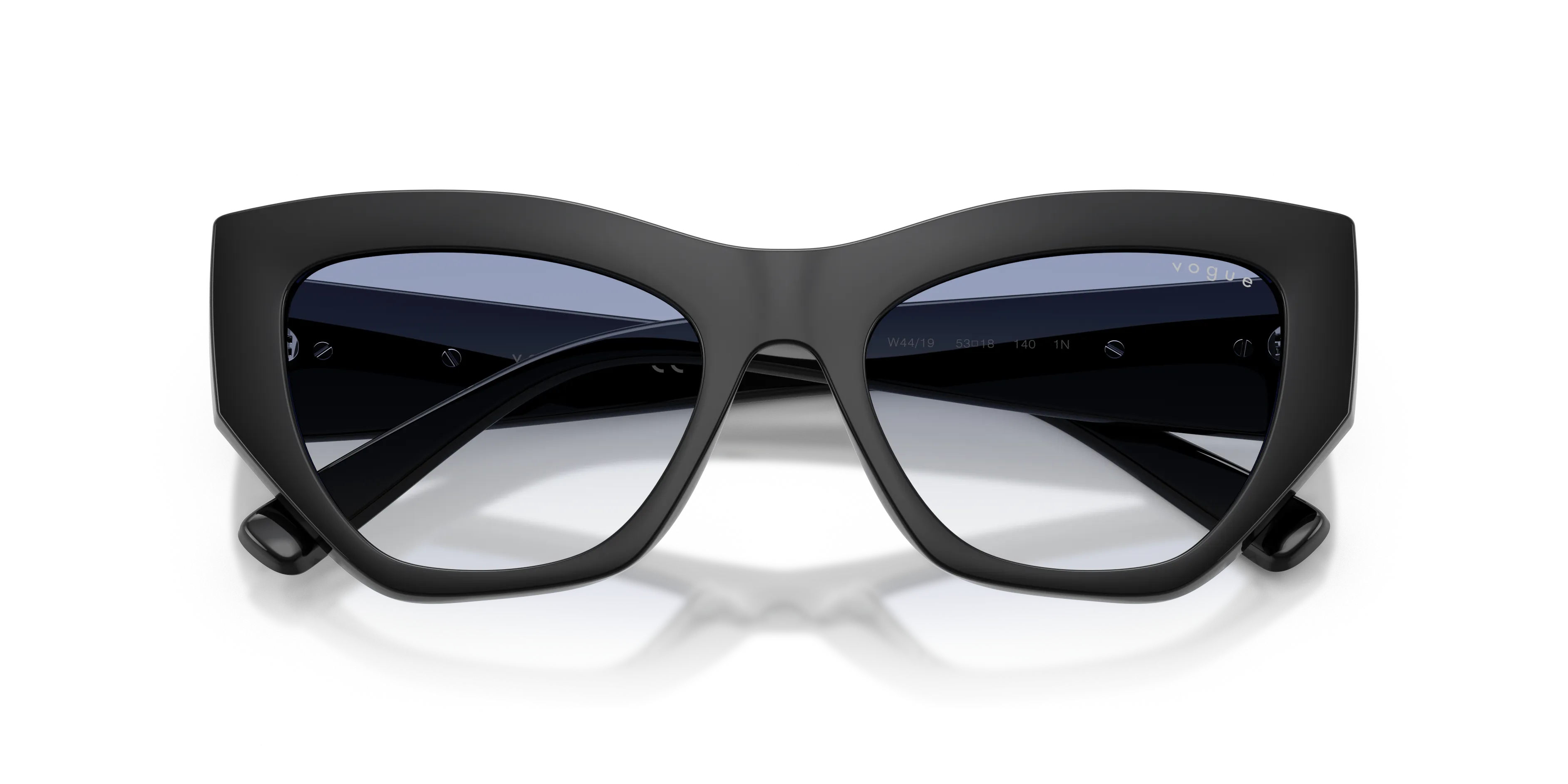 VOGUE EYEWEAR VO5607S W44/19 Occhiali da sole Nylon Nero Blu Geometrica Normale Sfumato - immagine 2