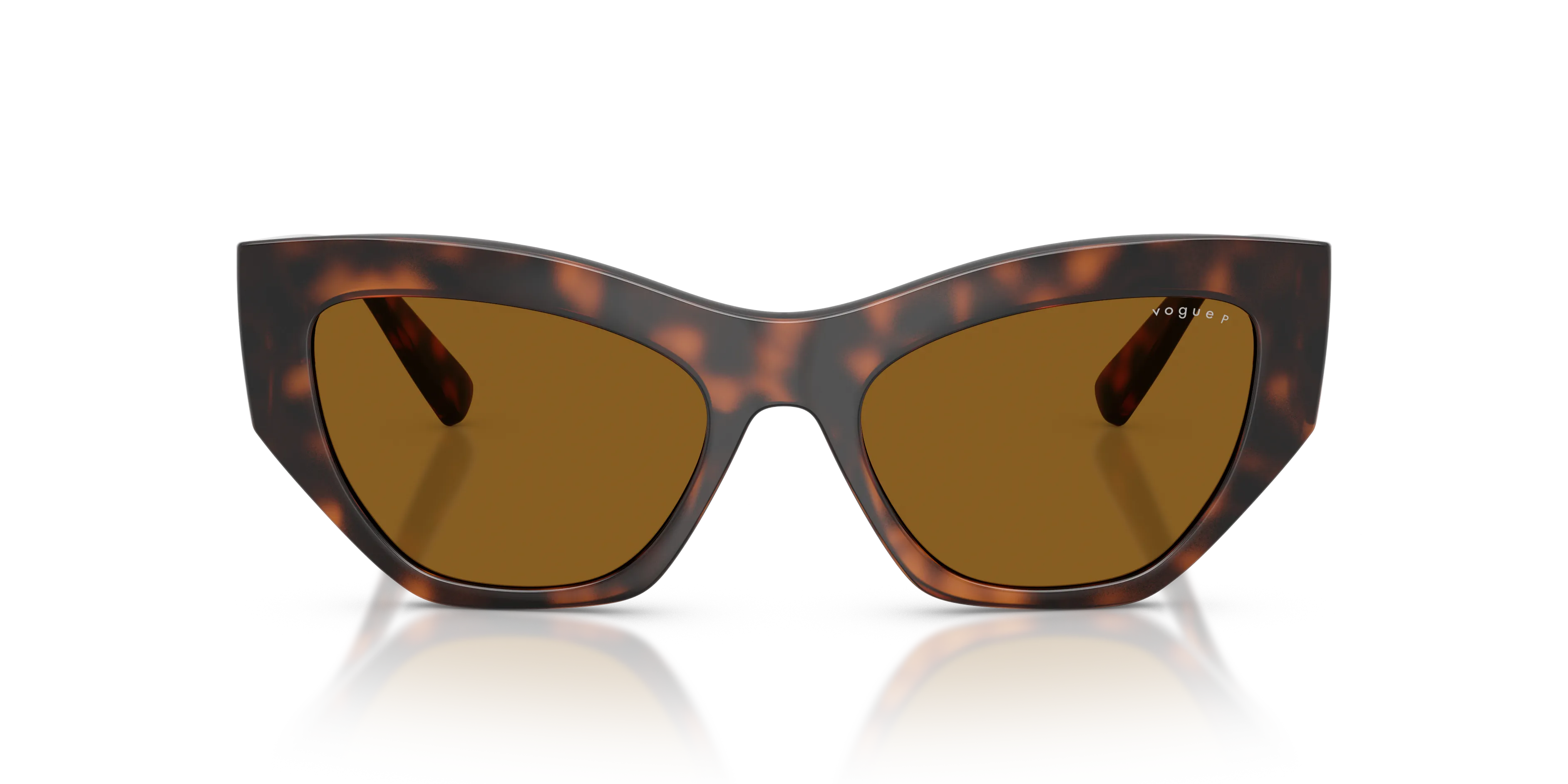 VOGUE EYEWEAR VO5607S 271883 Occhiali da sole Nylon Marrone Marrone Geometrica Polarizzata - immagine 3