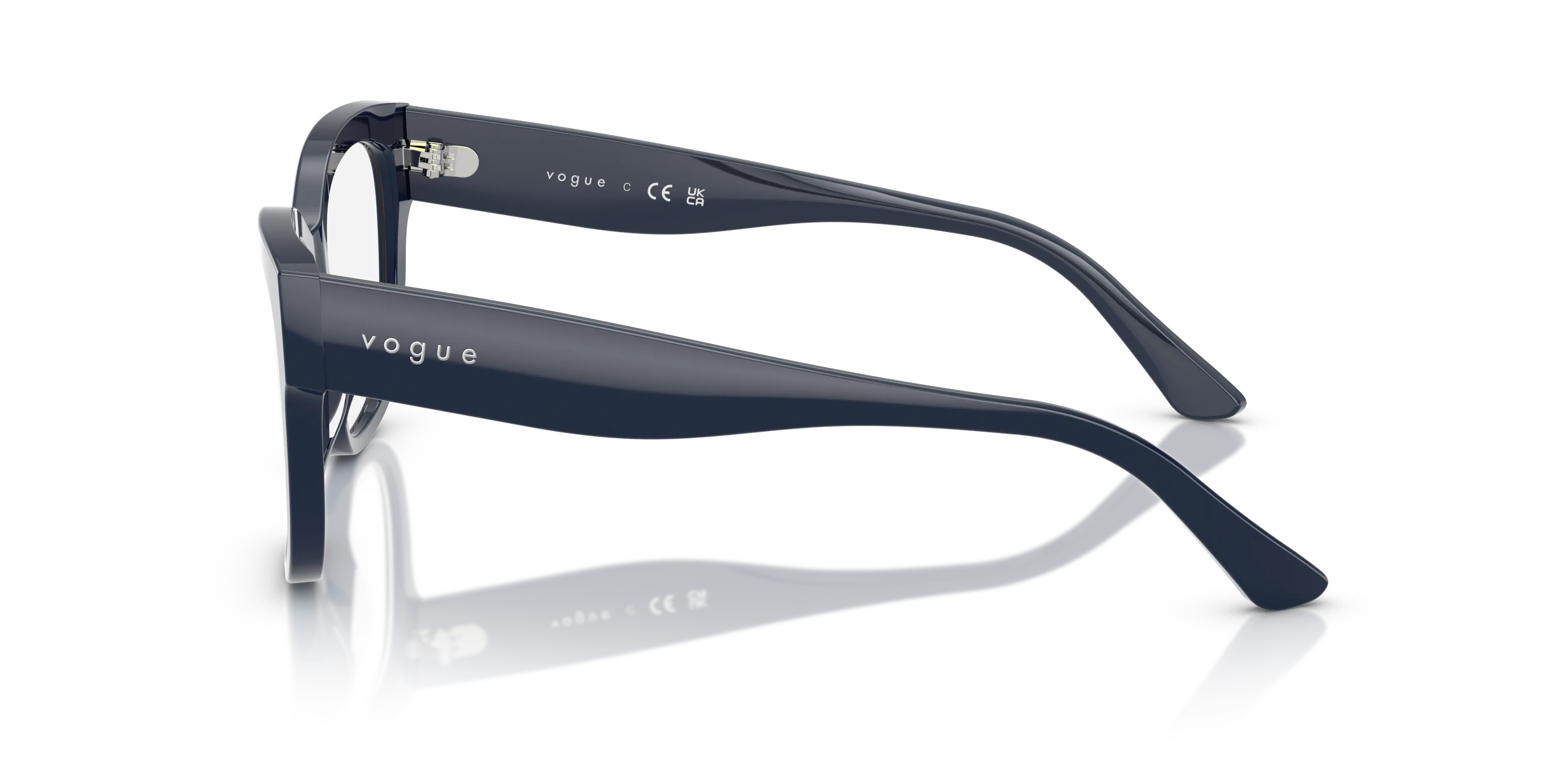 VOGUE EYEWEAR VO5605 3240 Montature da vista Acetato Blu Squadrata Normale - immagine 4