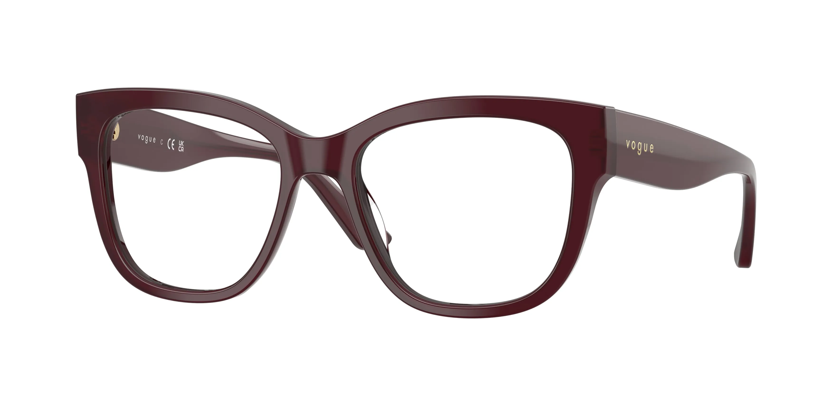 VOGUE EYEWEAR VO5605 2426 Montature da vista Acetato Rosso Squadrata Normale - immagine 1