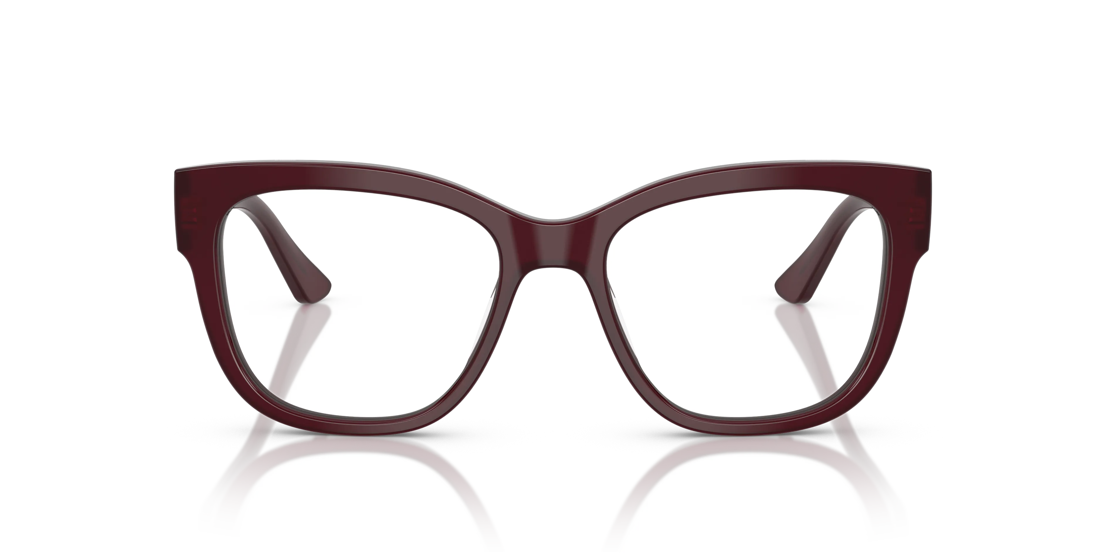 VOGUE EYEWEAR VO5605 2426 Montature da vista Acetato Rosso Squadrata Normale - immagine 3