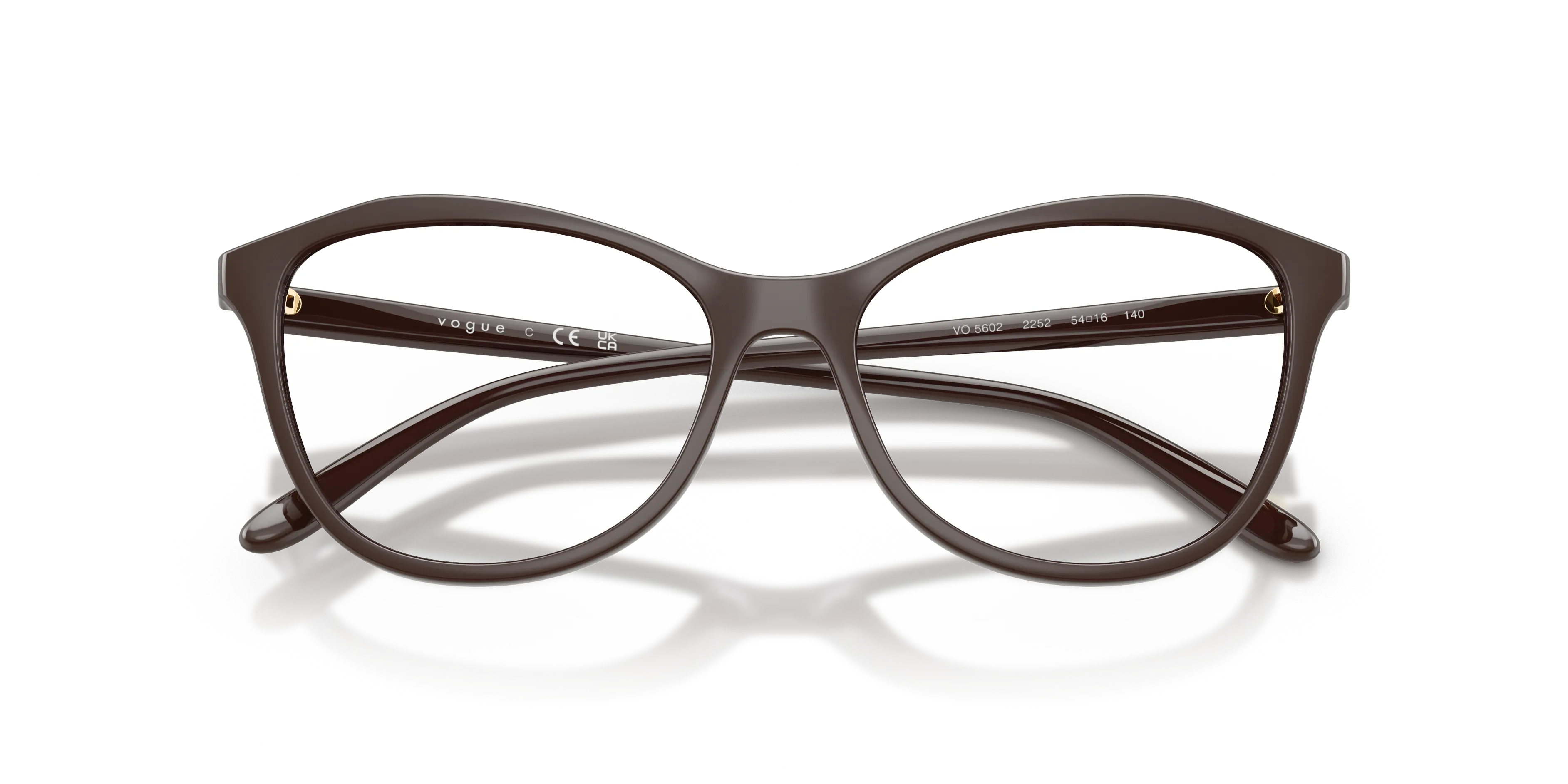VOGUE EYEWEAR VO5602 2252 Montature da vista Nylon Marrone Geometrica Normale - immagine 2