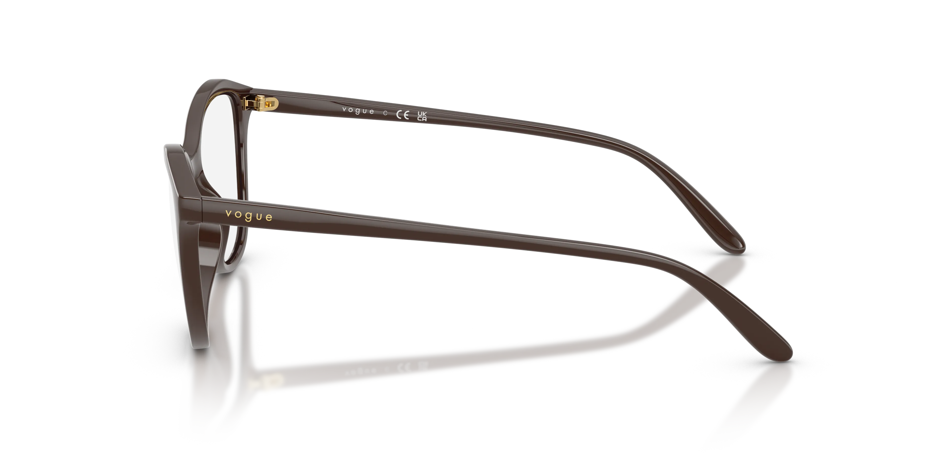 VOGUE EYEWEAR VO5602 2252 Montature da vista Nylon Marrone Geometrica Normale - immagine 4