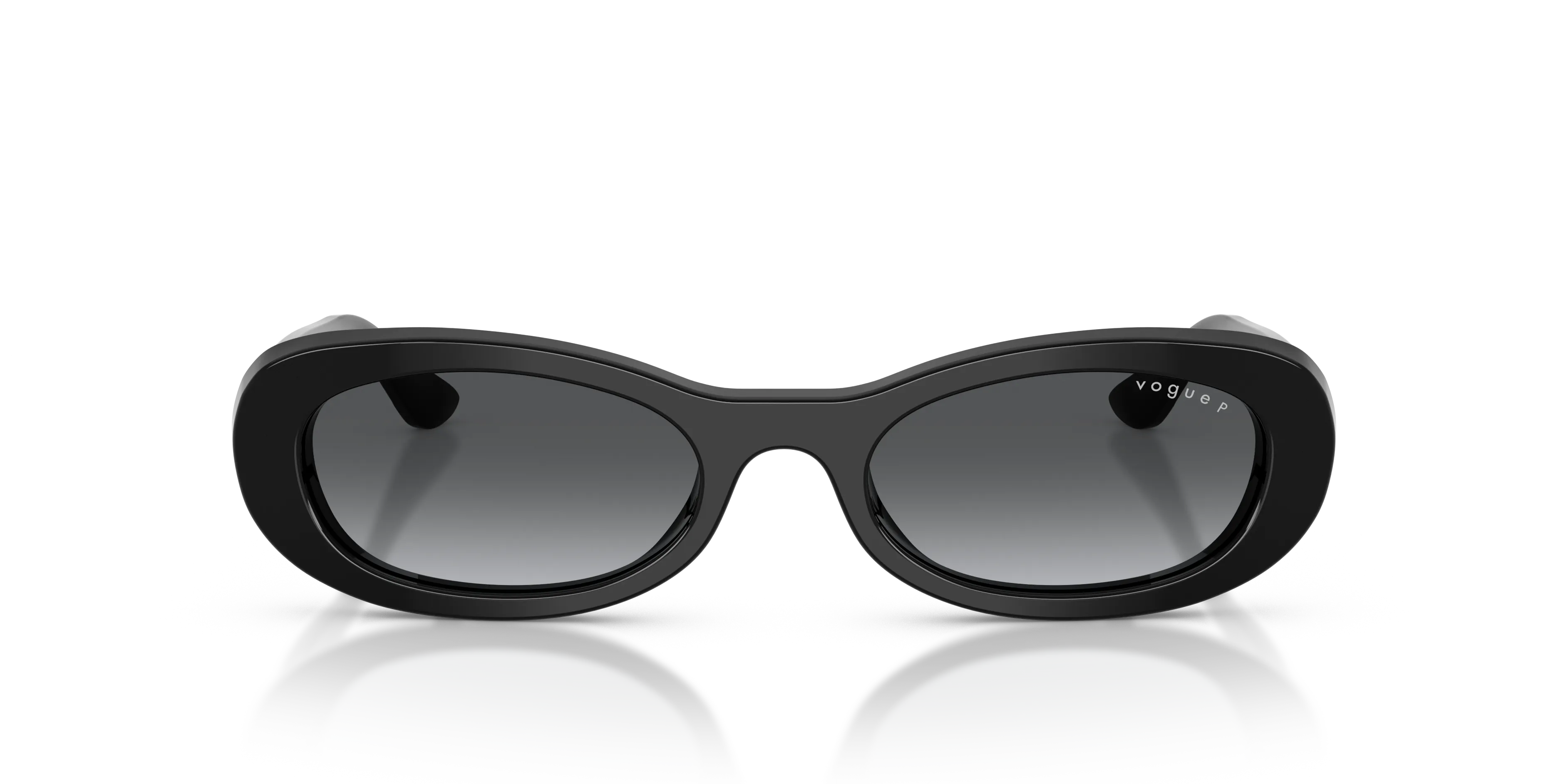 VOGUE EYEWEAR VO5582S W44/T3 Occhiali da sole Acetato Nero Grigio Rotonda Polarizzata Sfumato - immagine 3