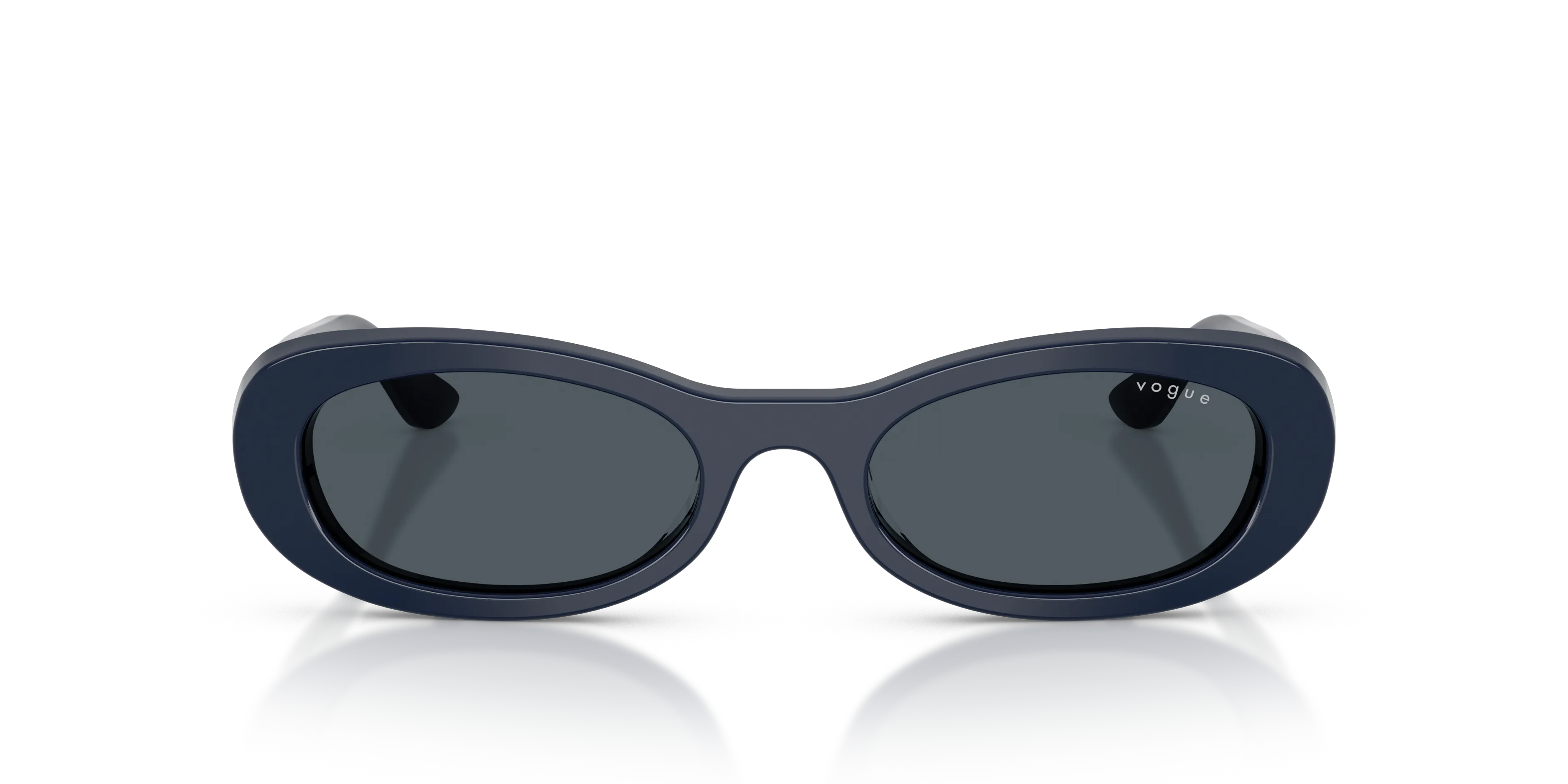 VOGUE EYEWEAR VO5582S 324087 Occhiali da sole Acetato Blu Grigio Rotonda Normale - immagine 3