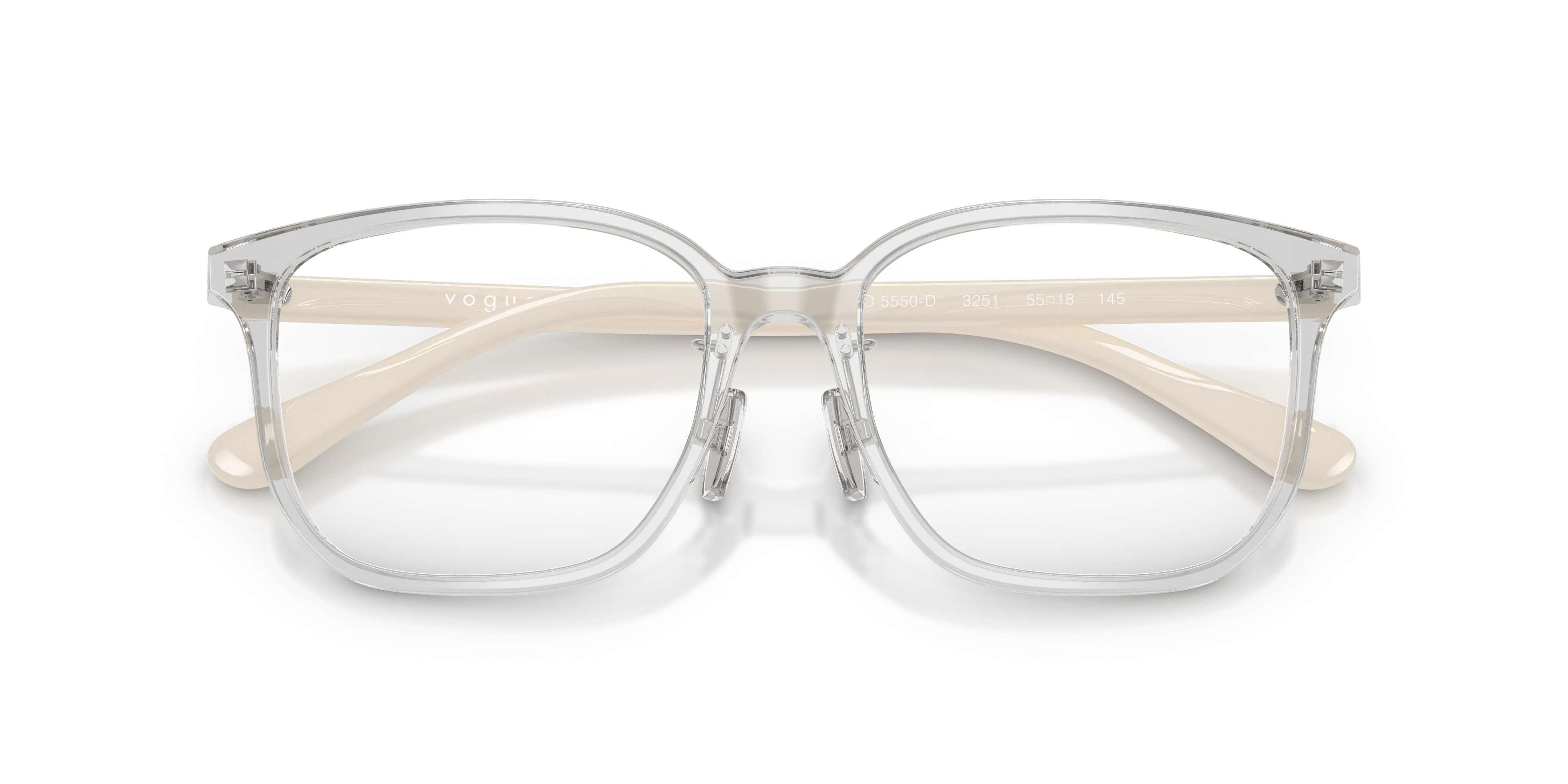 VOGUE EYEWEAR VO5550D 3251 Montature da vista Acetato Grigio Pillow Normale - immagine 2