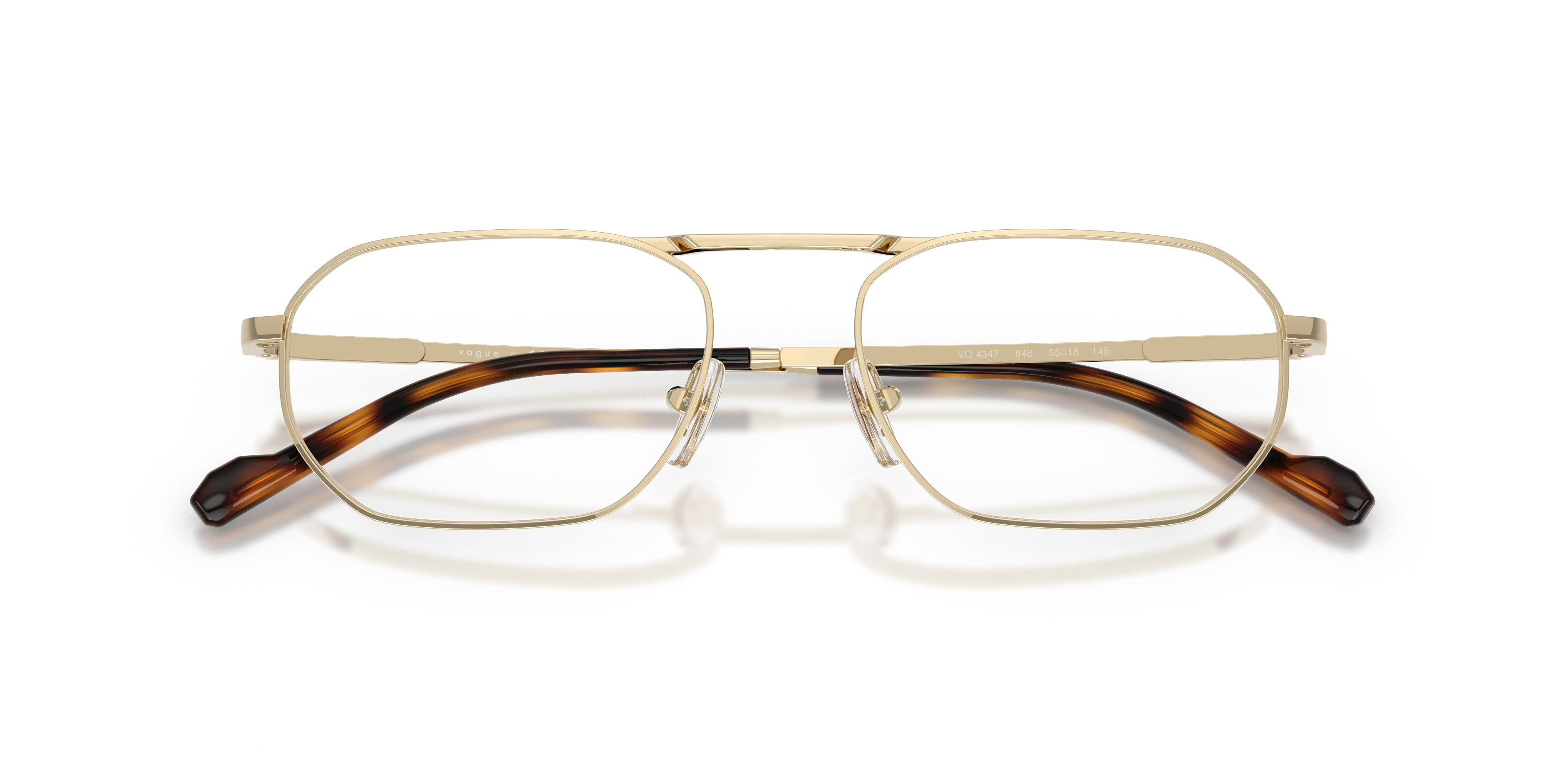 VOGUE EYEWEAR VO4347 848 Montature da vista Metallo Oro Geometrica Normale - immagine 2