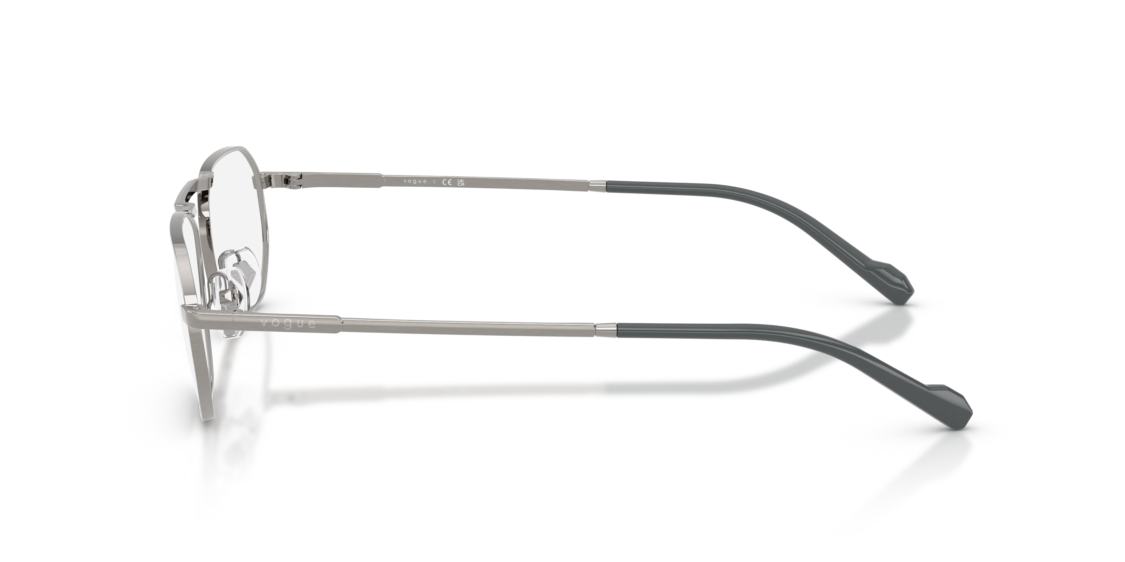 VOGUE EYEWEAR VO4347 5187 Montature da vista Metallo Grigio Geometrica Normale - immagine 4