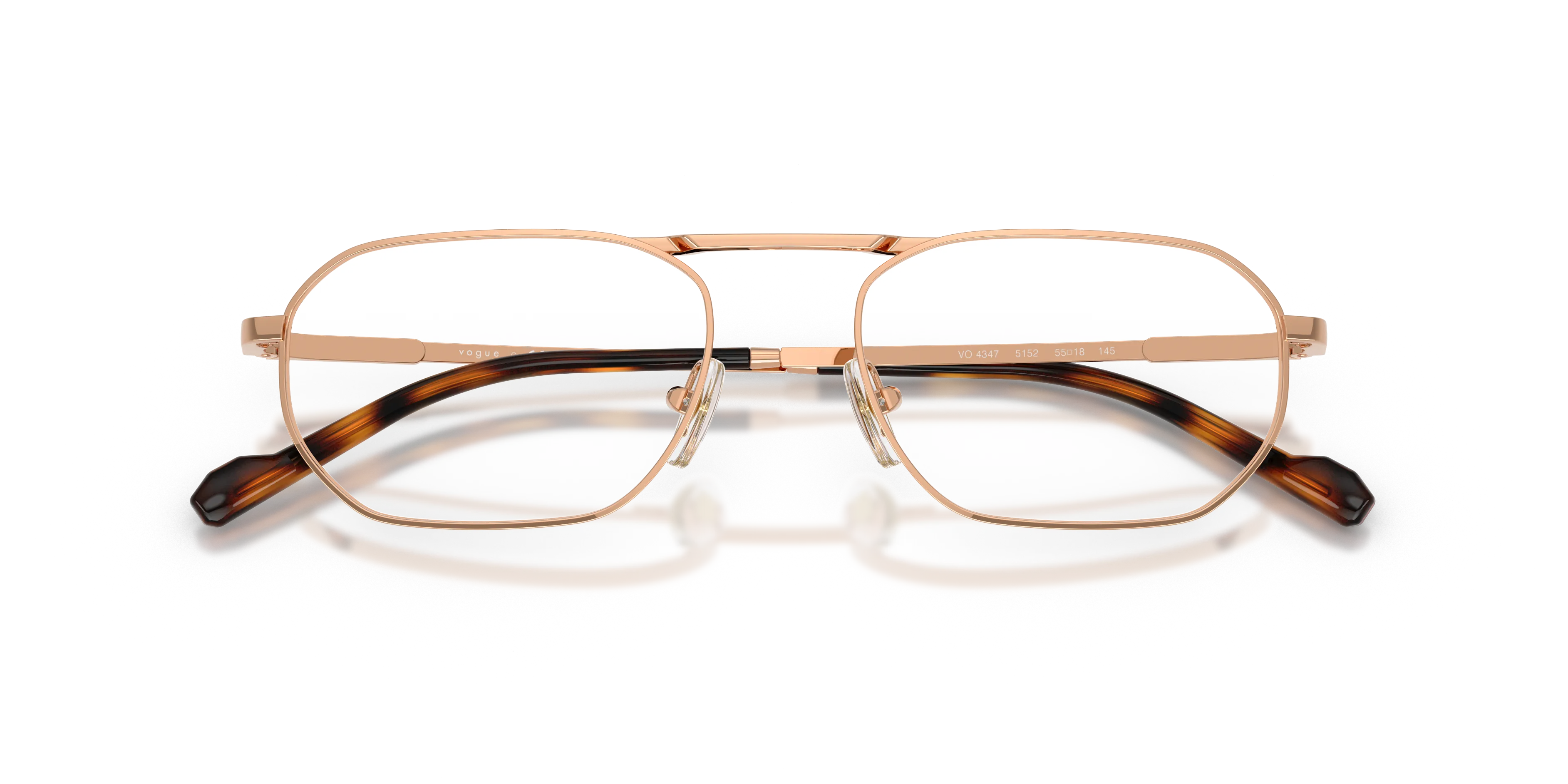 VOGUE EYEWEAR VO4347 5152 Montature da vista Metallo Oro Geometrica Normale - immagine 2
