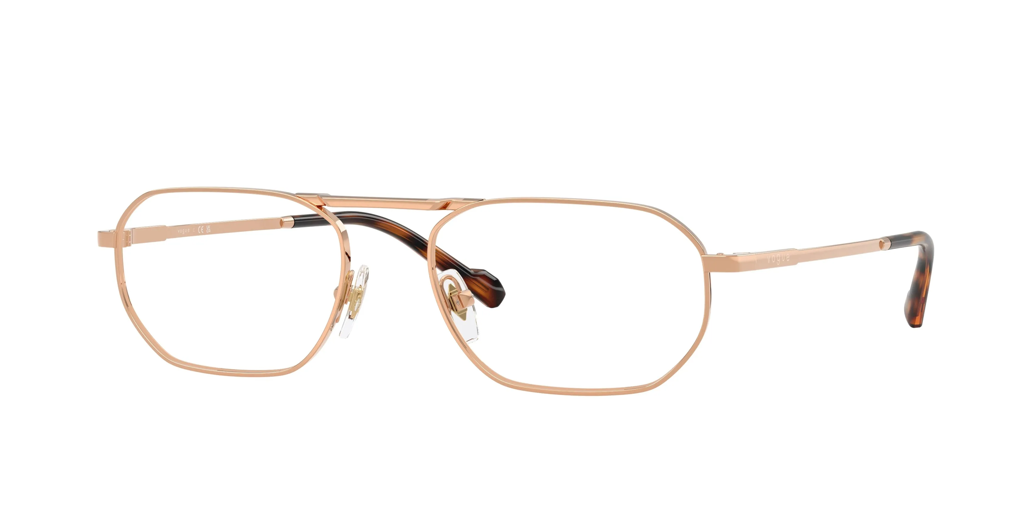 VOGUE EYEWEAR VO4347 5152 Montature da vista Metallo Oro Geometrica Normale - immagine 1