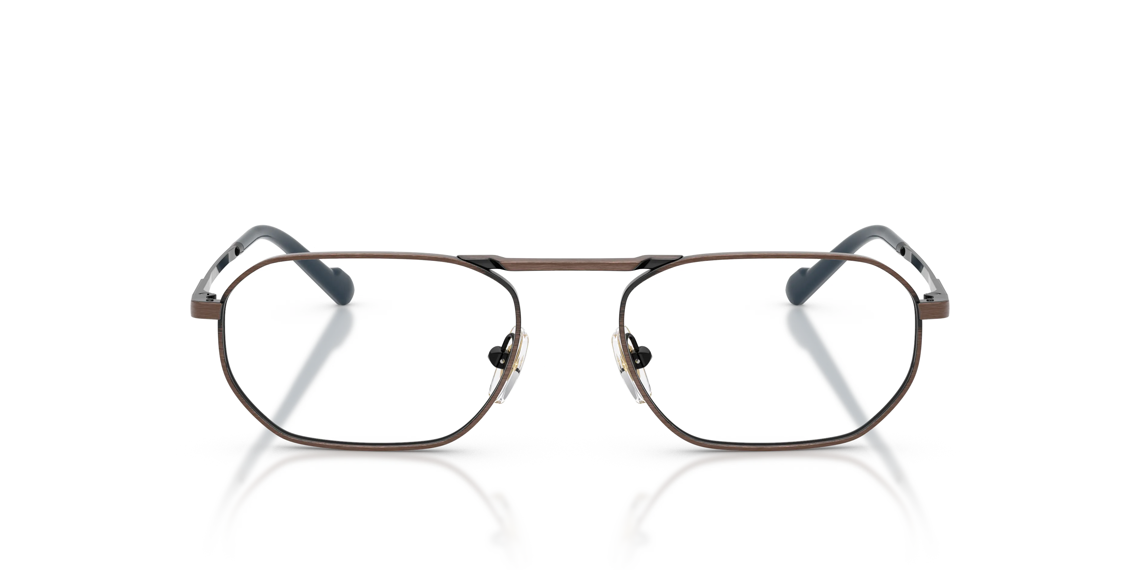 VOGUE EYEWEAR VO4347 5135 Montature da vista Metallo Marrone Geometrica Normale - immagine 3