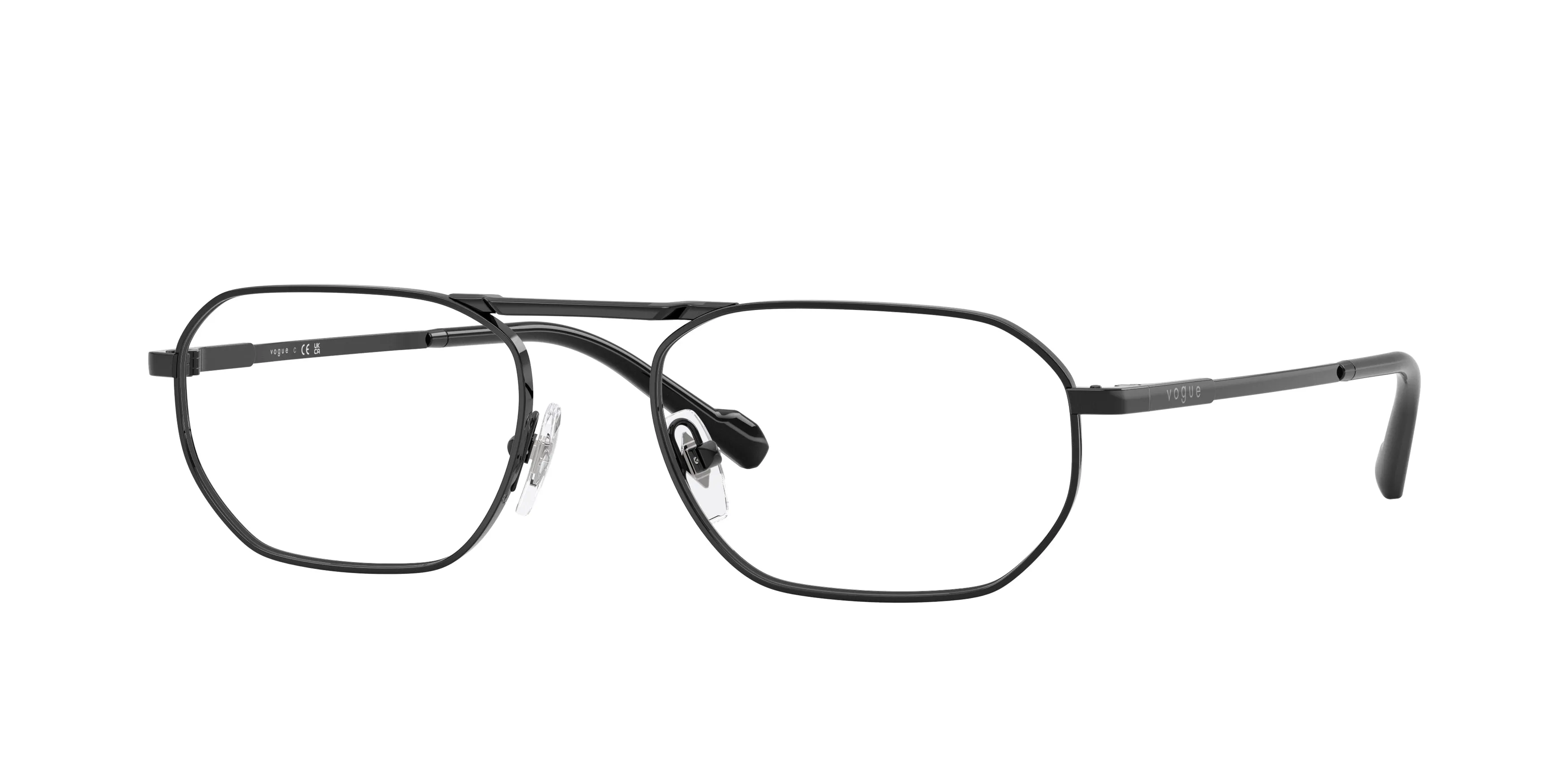 VOGUE EYEWEAR VO4347 352 Montature da vista Metallo Nero Geometrica Normale - immagine 1