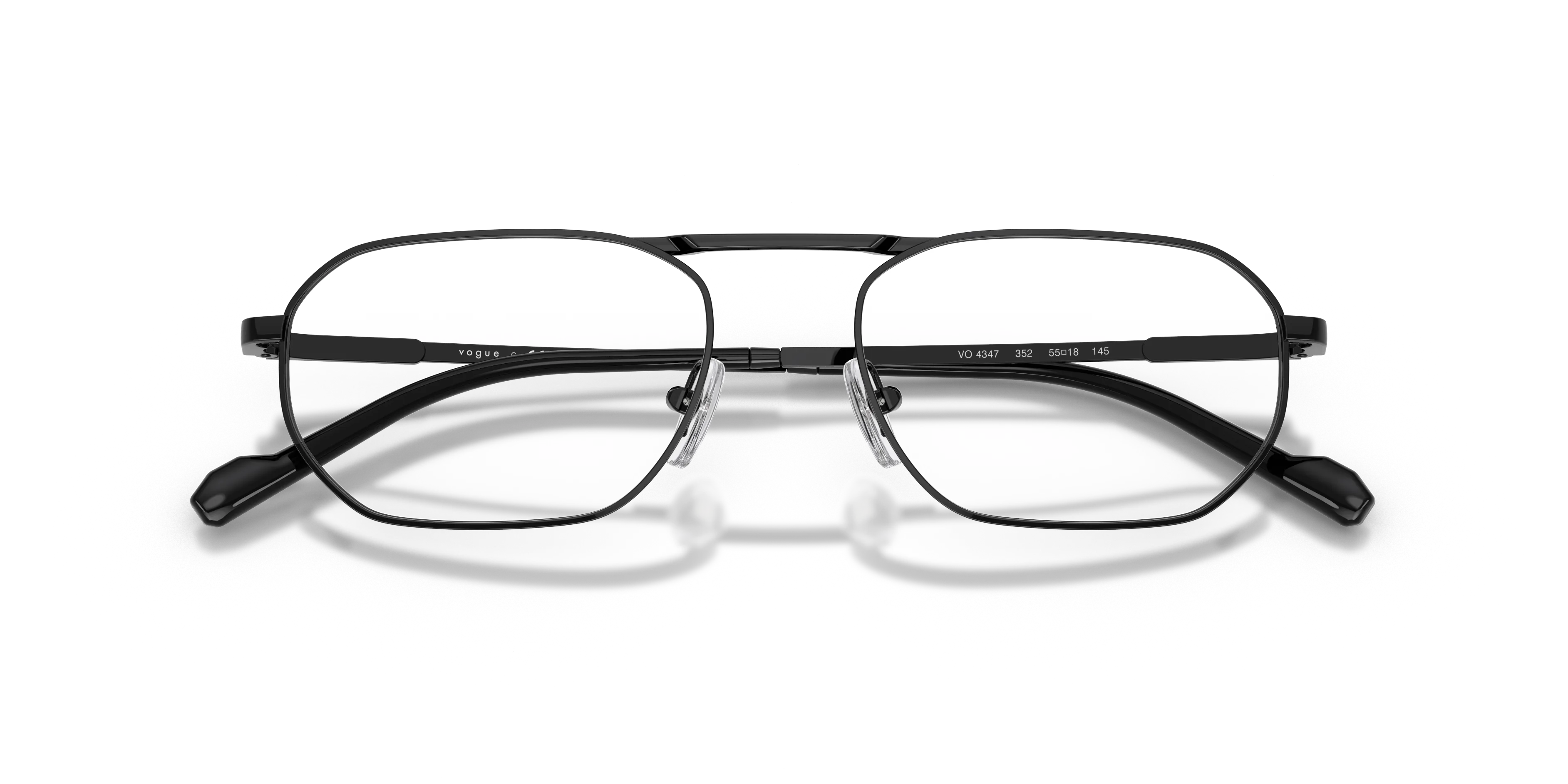 VOGUE EYEWEAR VO4347 352 Montature da vista Metallo Nero Geometrica Normale - immagine 2