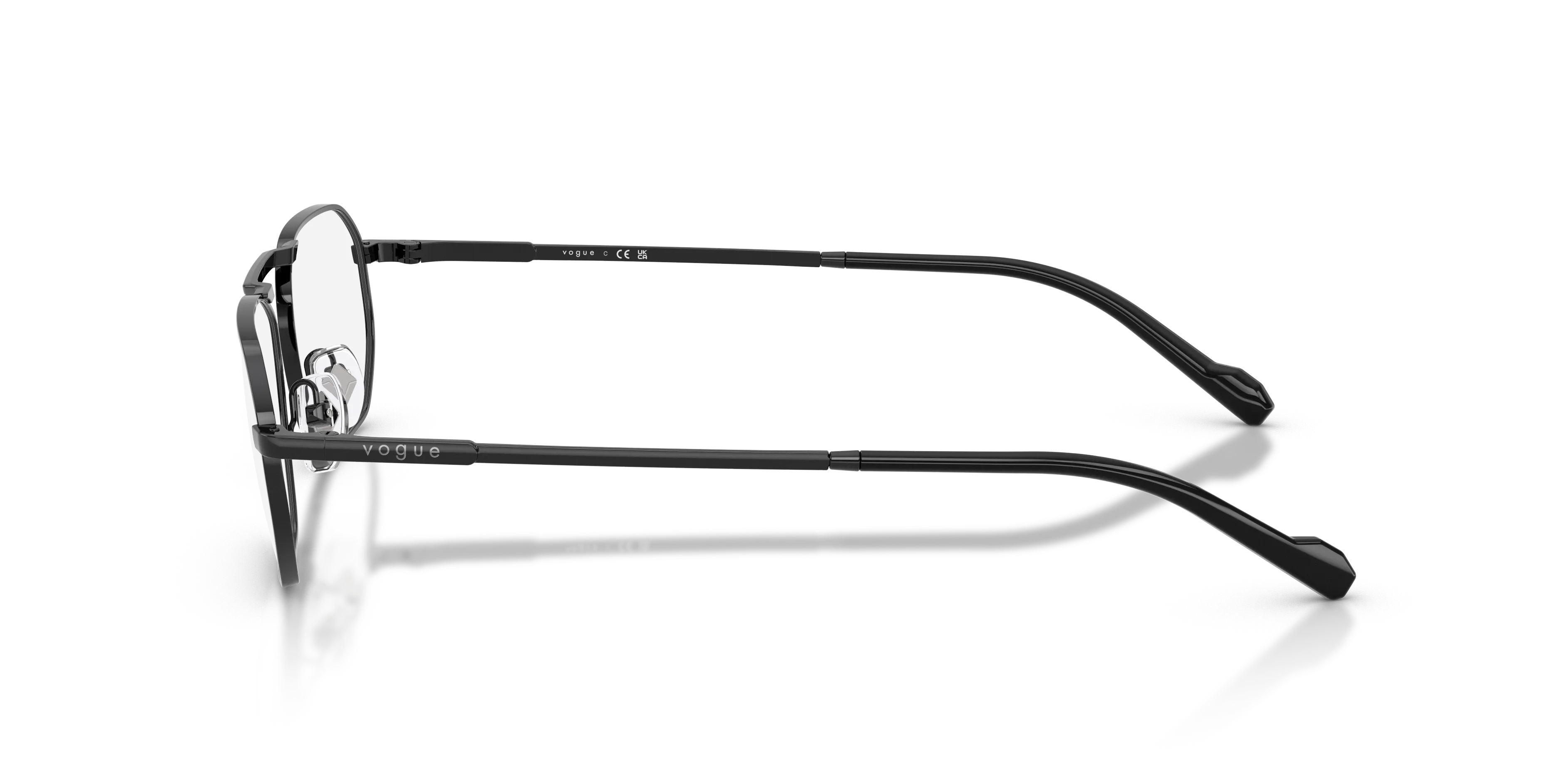 VOGUE EYEWEAR VO4347 352 Montature da vista Metallo Nero Geometrica Normale - immagine 4