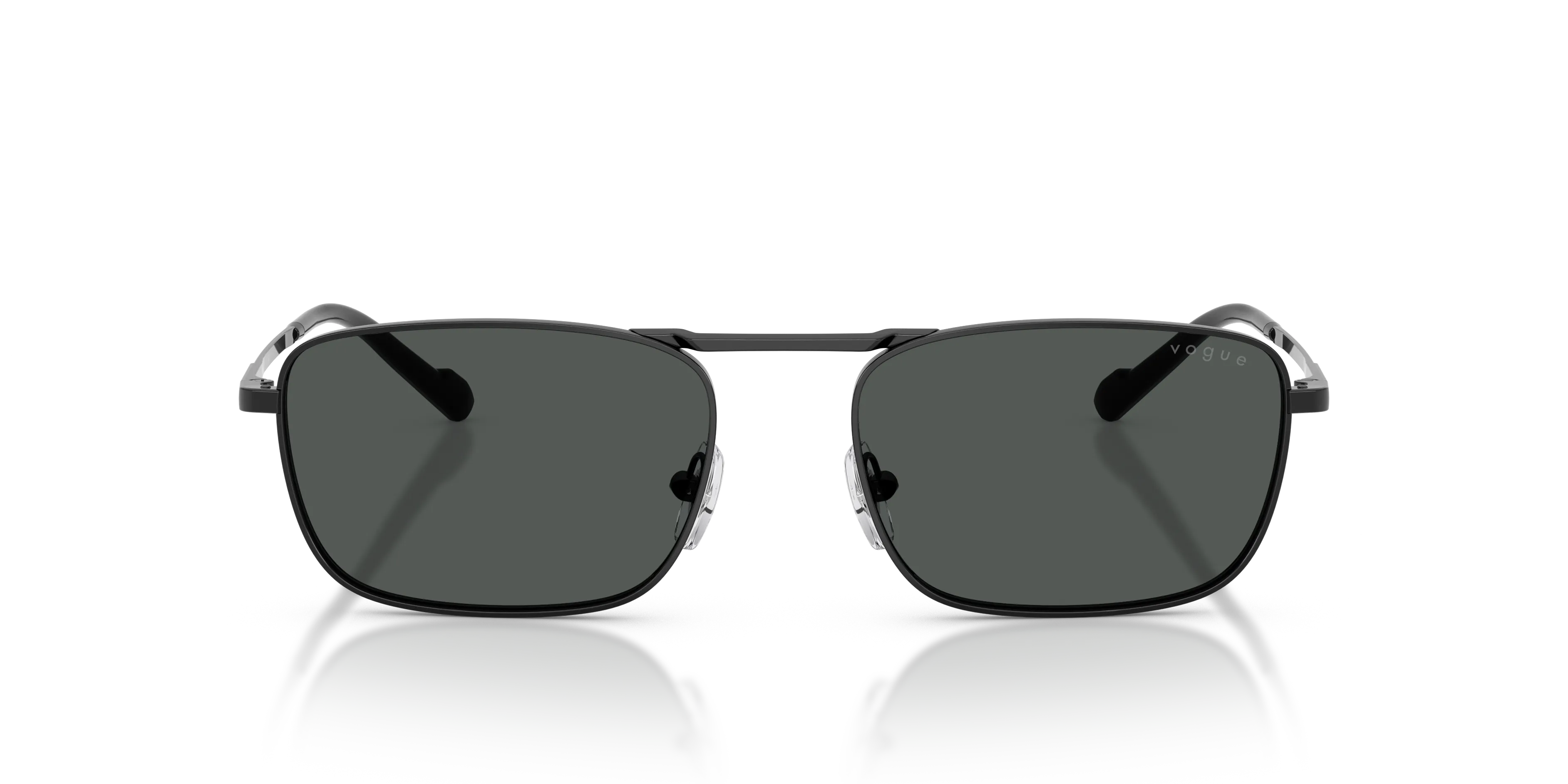 VOGUE EYEWEAR VO4346S 352/87 Occhiali da sole Metallo Nero Grigio Pillow Normale - immagine 3