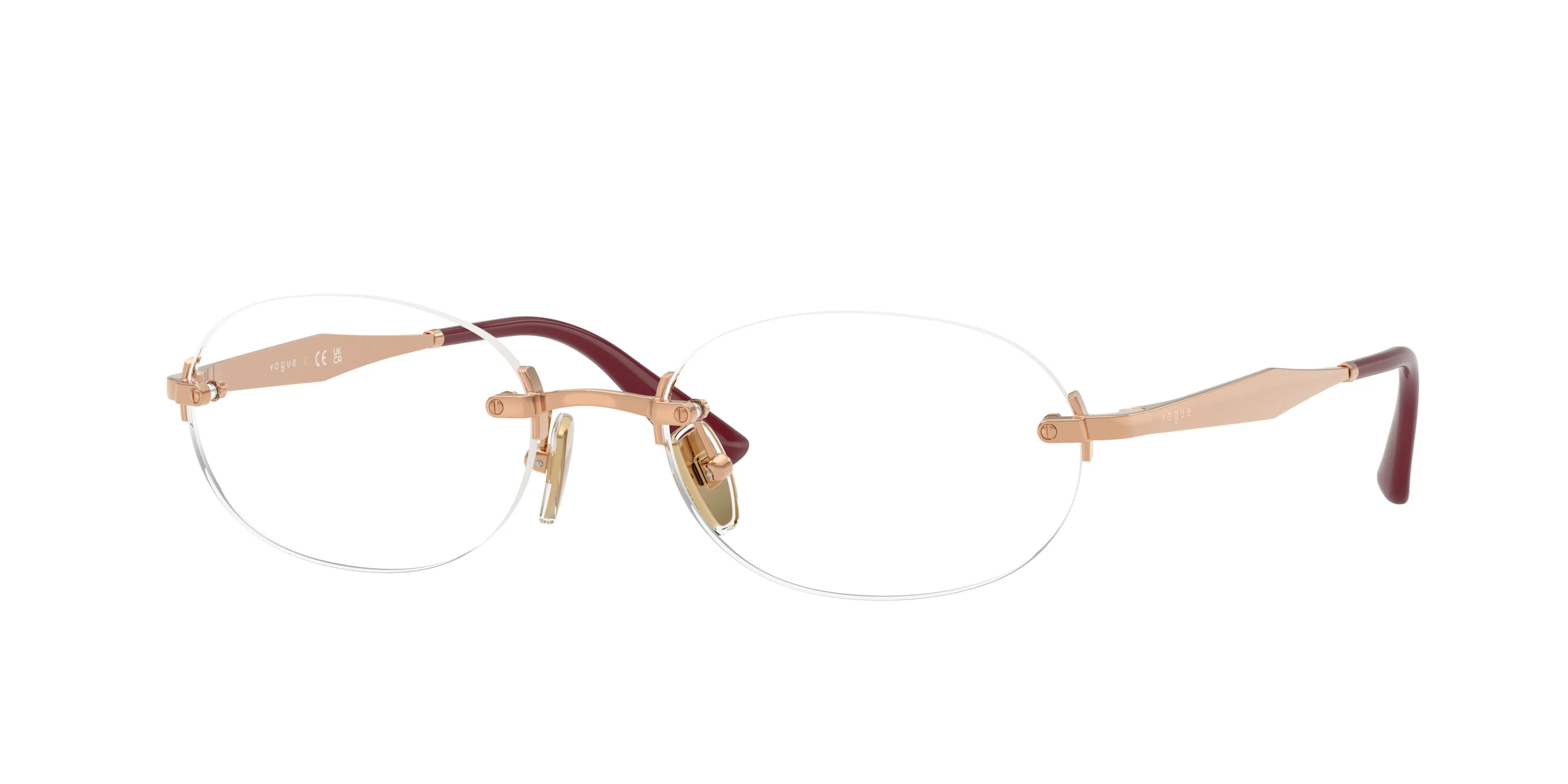 VOGUE EYEWEAR VO4343 5152 Montature da vista Metallo Oro Rotonda Normale - immagine 1